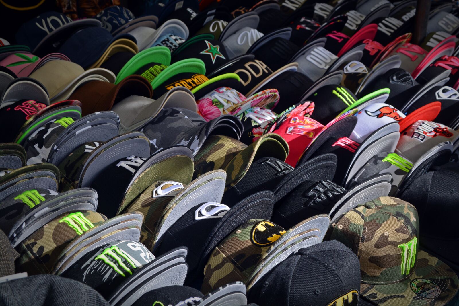Nikon D5200 sample photo. Cap, sales stand, headwear photography