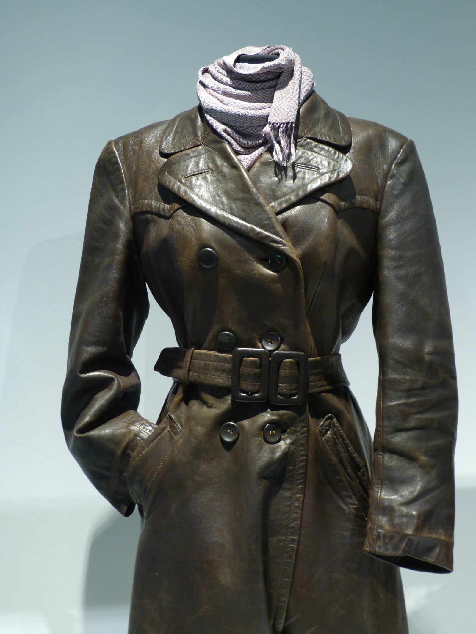 Panasonic Lumix DMC-FZ150 sample photo. Coat, leather, clothing photography