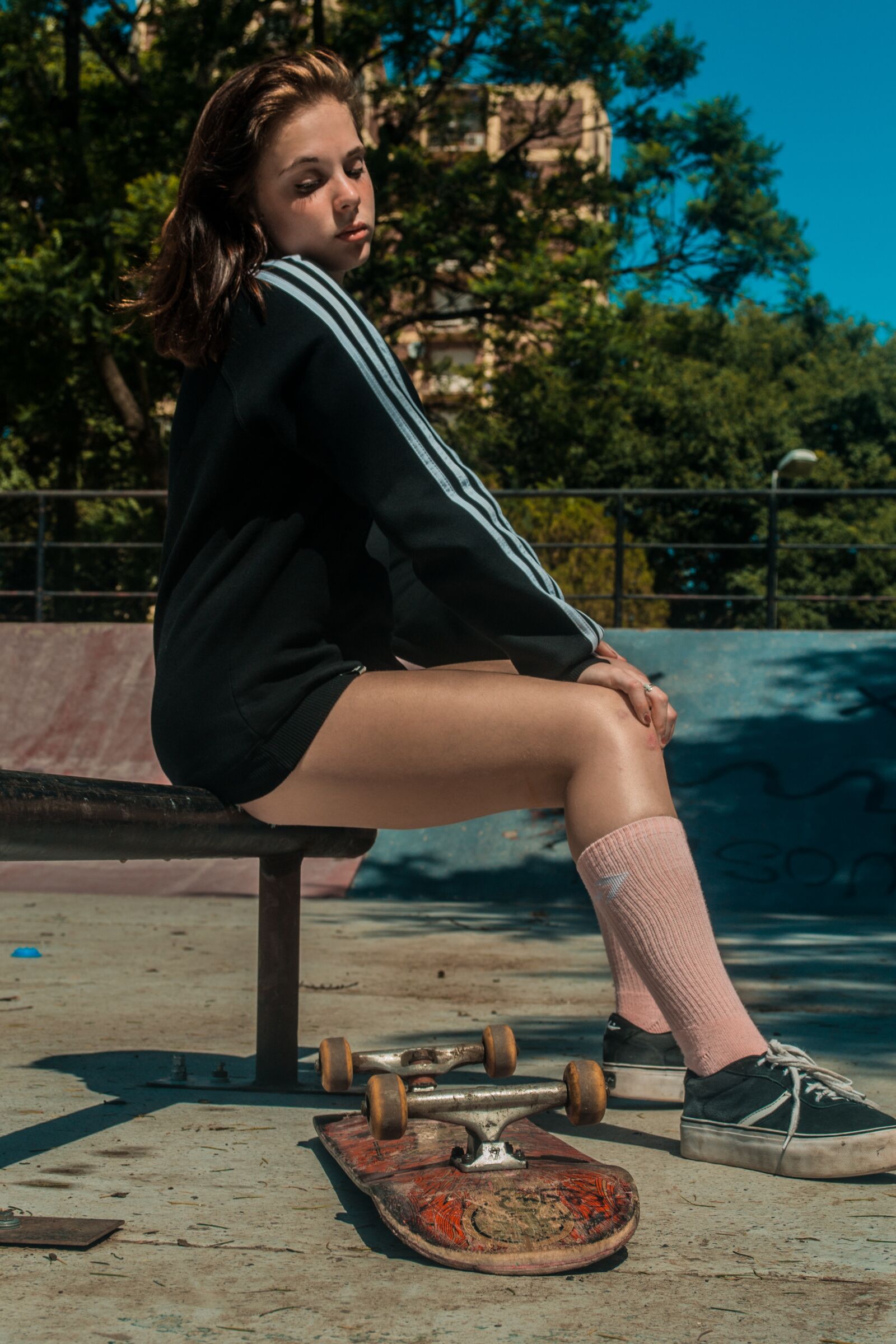Nikon D3100 sample photo. Girl, urban, fashion photography