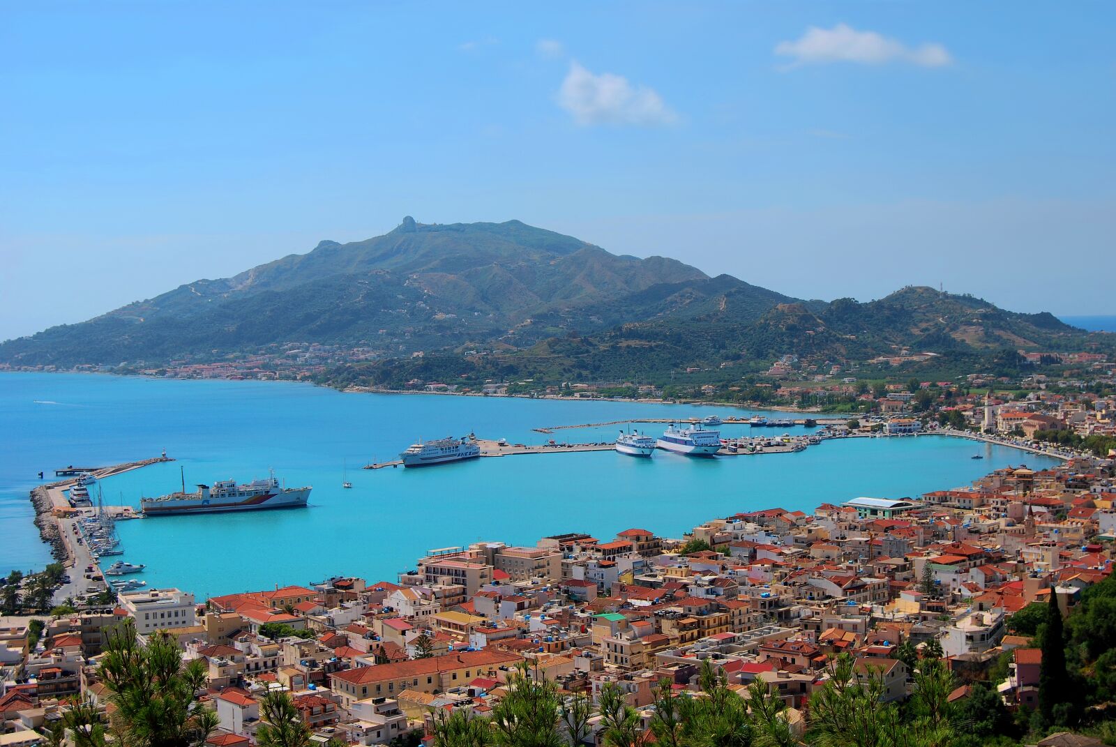 Nikon D40X sample photo. Port, ships, rock photography