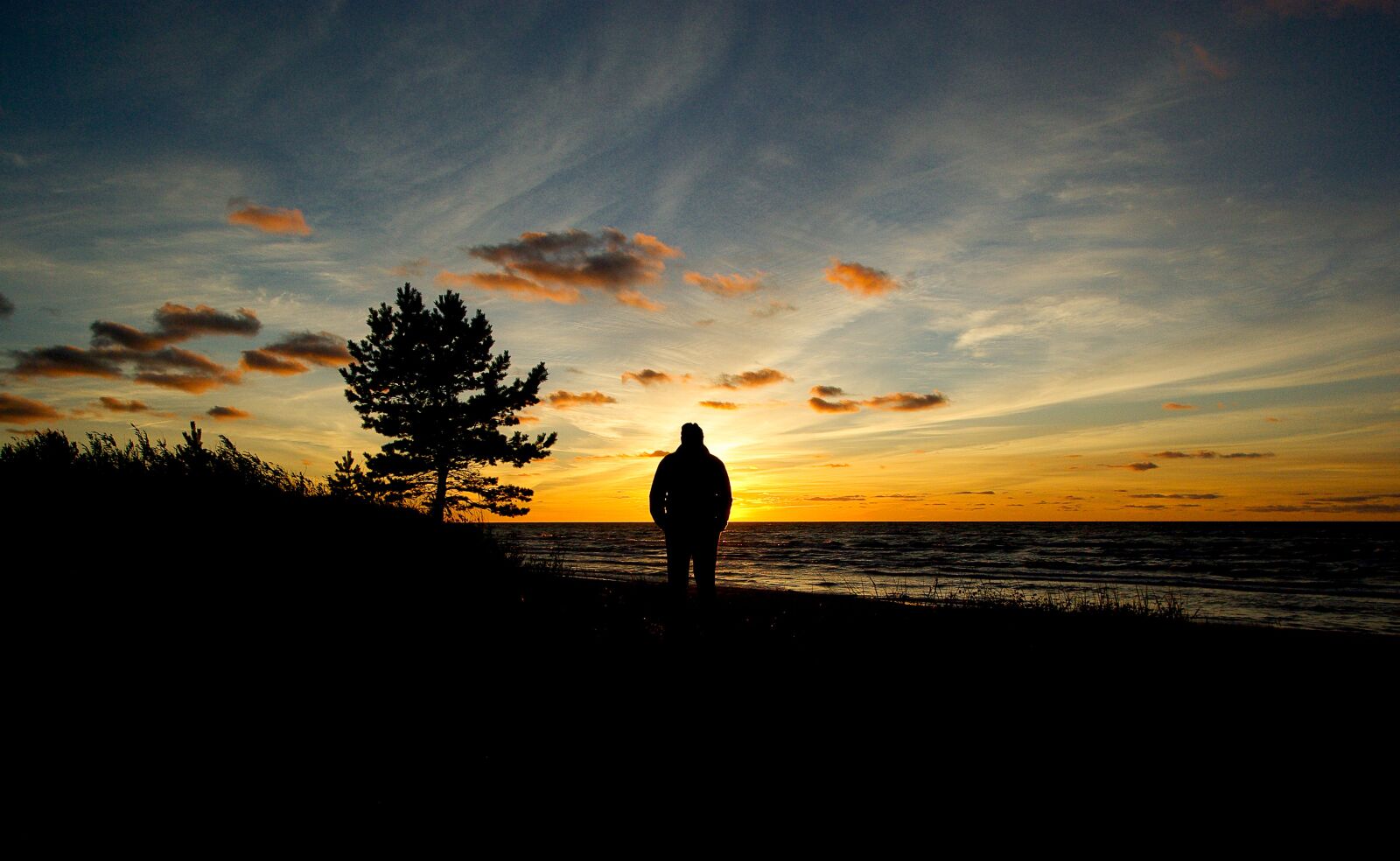 Pentax K10D sample photo. Baltic, sunset, evening photography