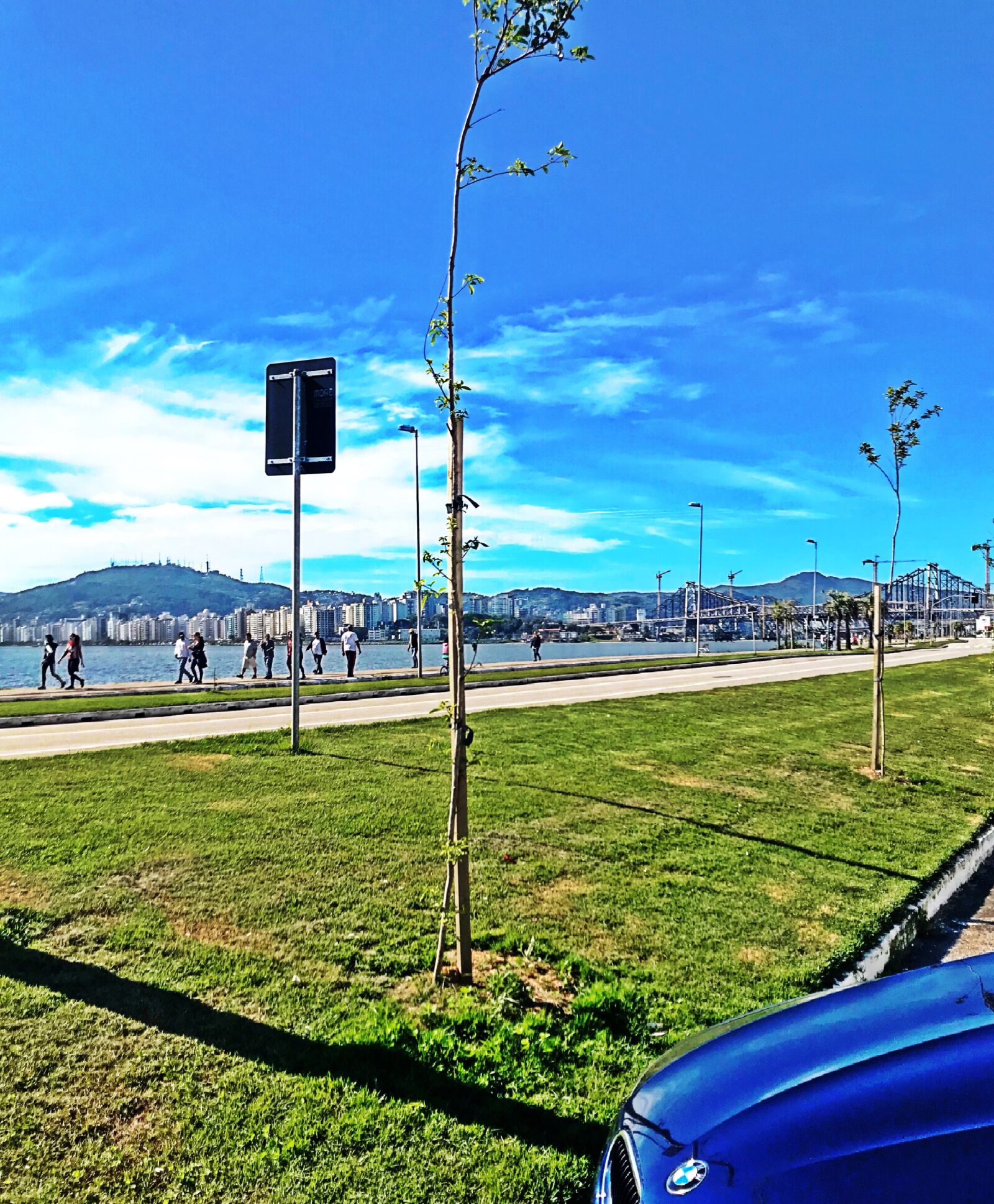 iPhone 7 back camera 3.99mm f/1.8 sample photo. Sky, blue, clouds photography