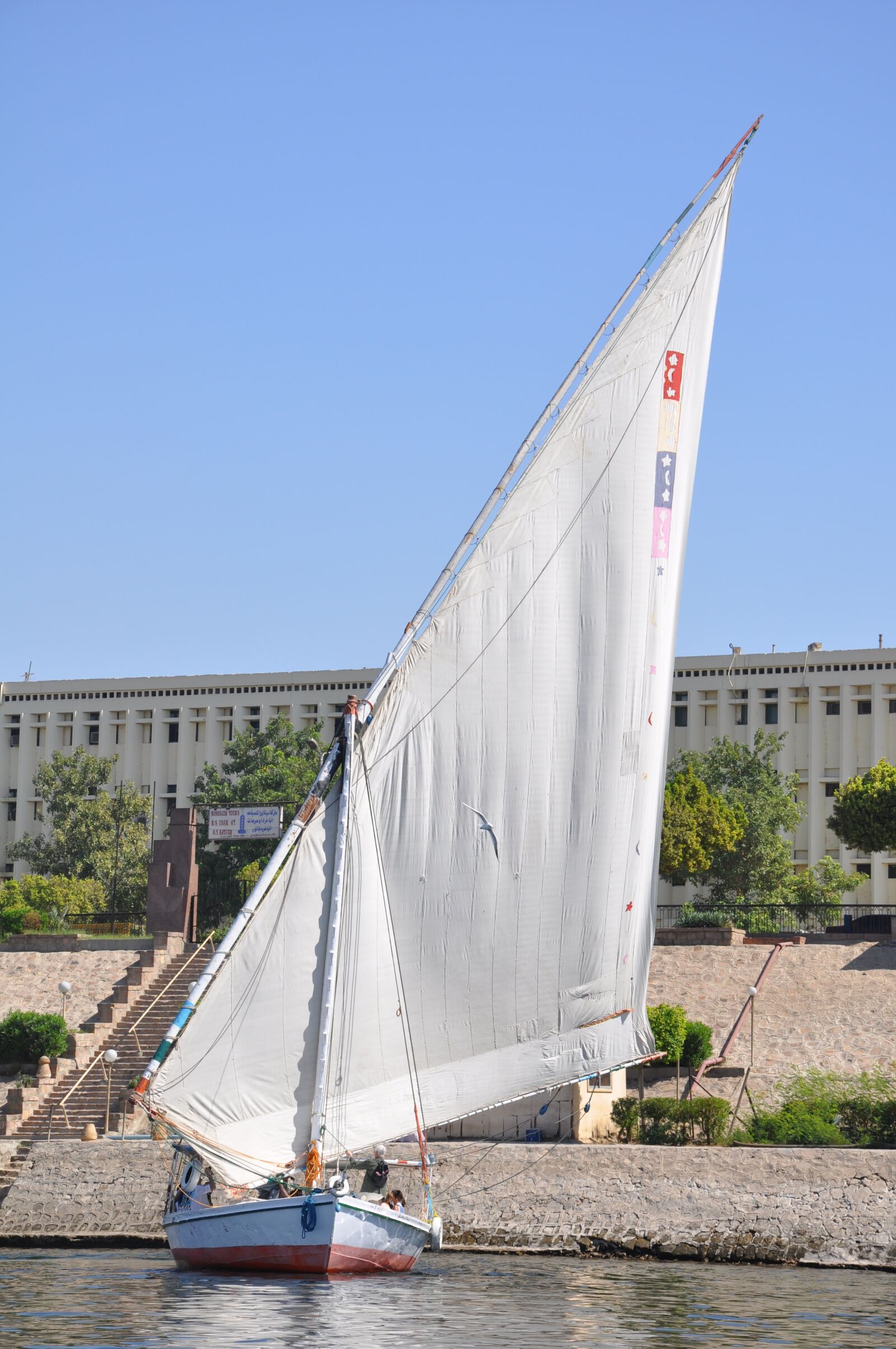 Nikon D90 sample photo. Felucca, sailing, egyptian photography