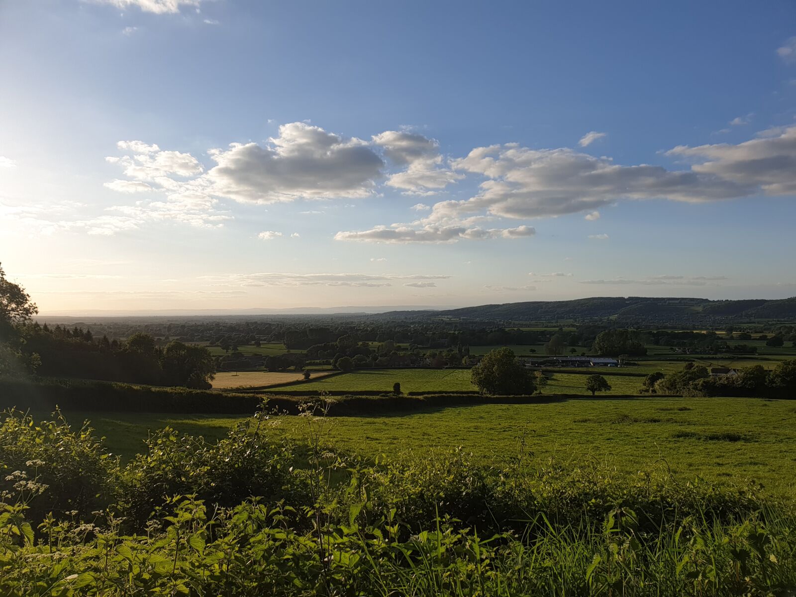 Samsung Galaxy S9+ sample photo. Sunset, hills, skyline photography
