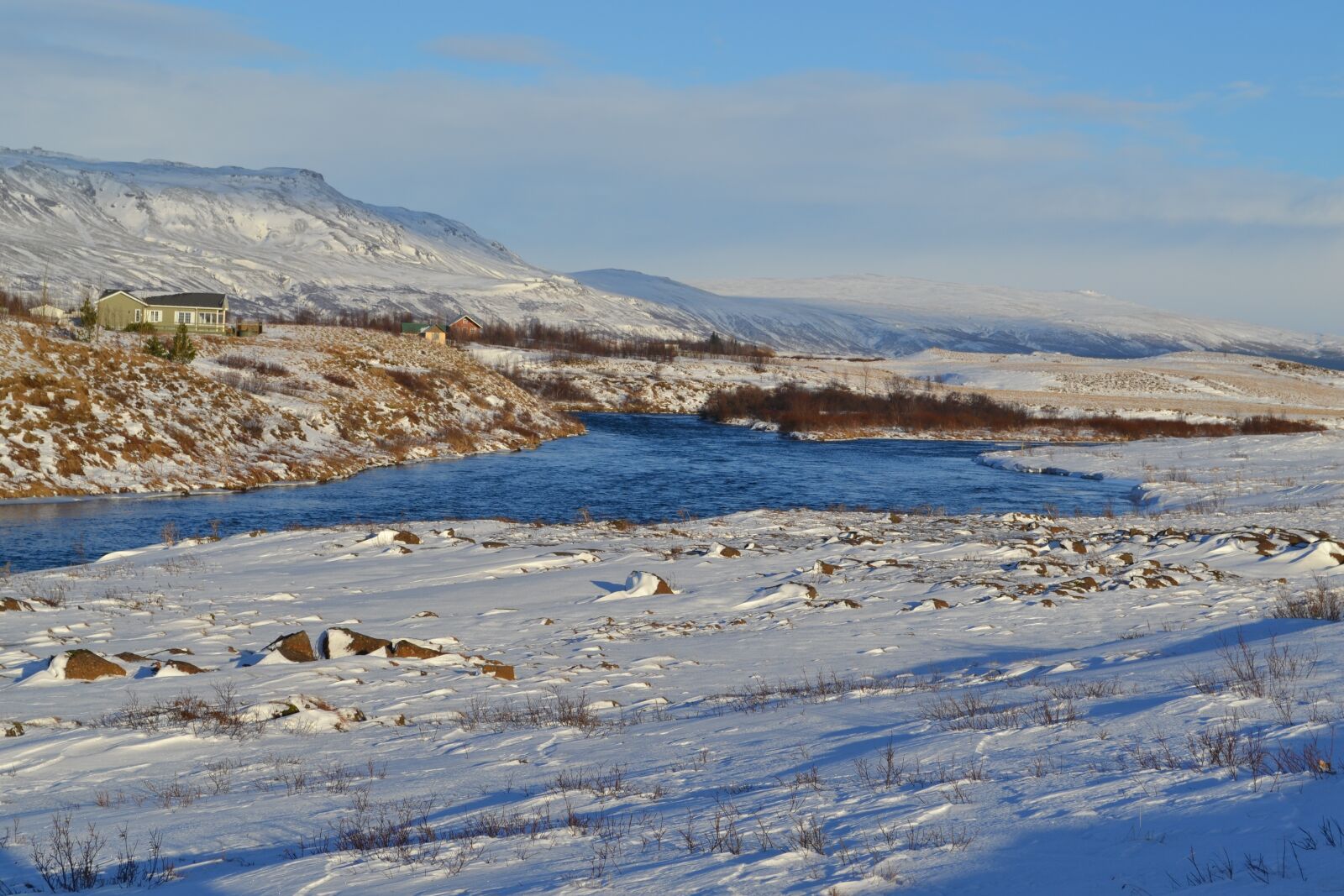 Nikon D3100 sample photo. Iceland, snow, sun photography