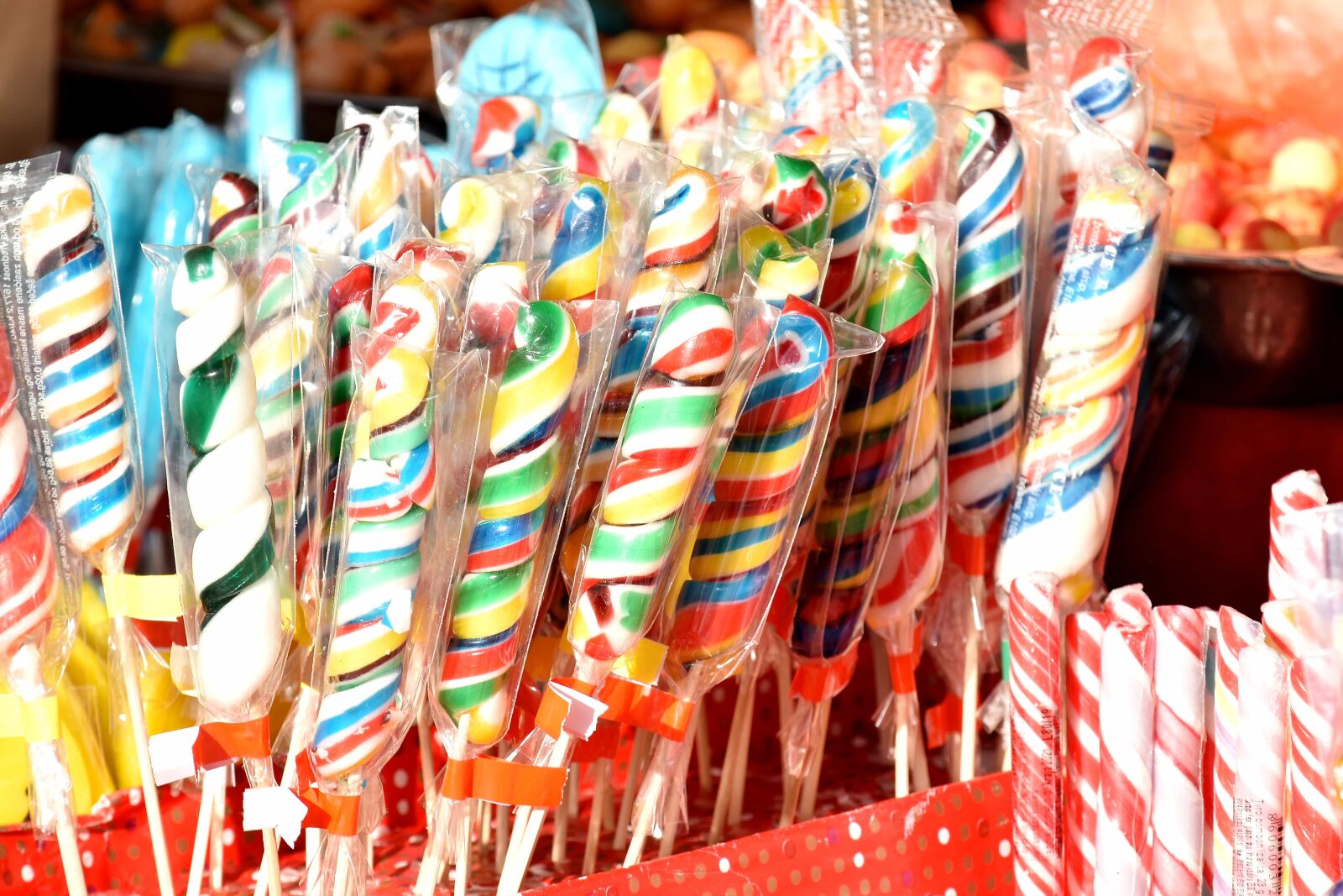 Nikon D5500 sample photo. Bright, lollipop, sugar, shop photography