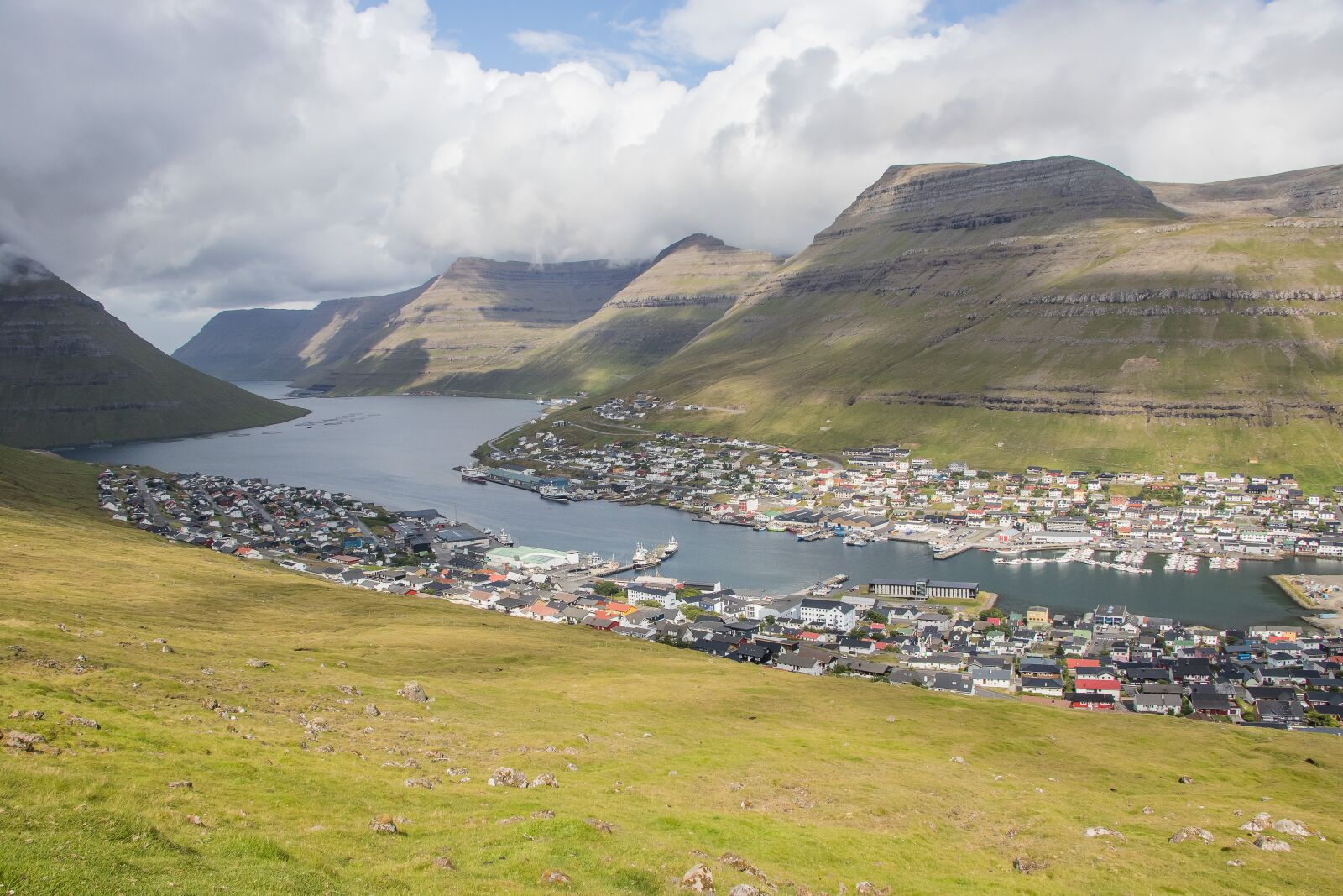 Canon EF-S 18-135mm F3.5-5.6 IS USM sample photo. Faroe islands, klaksvik, landscape photography
