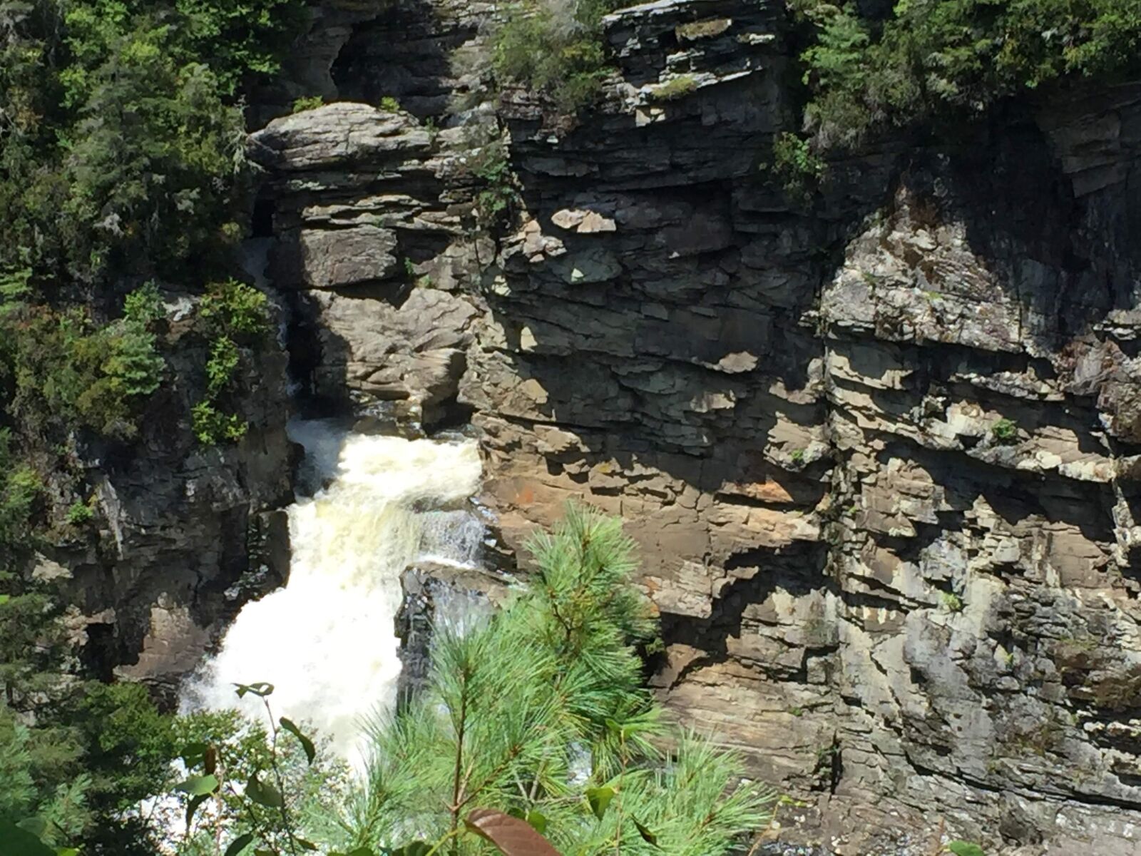 Apple iPhone 6 sample photo. Gorge, waterfall, landscape photography