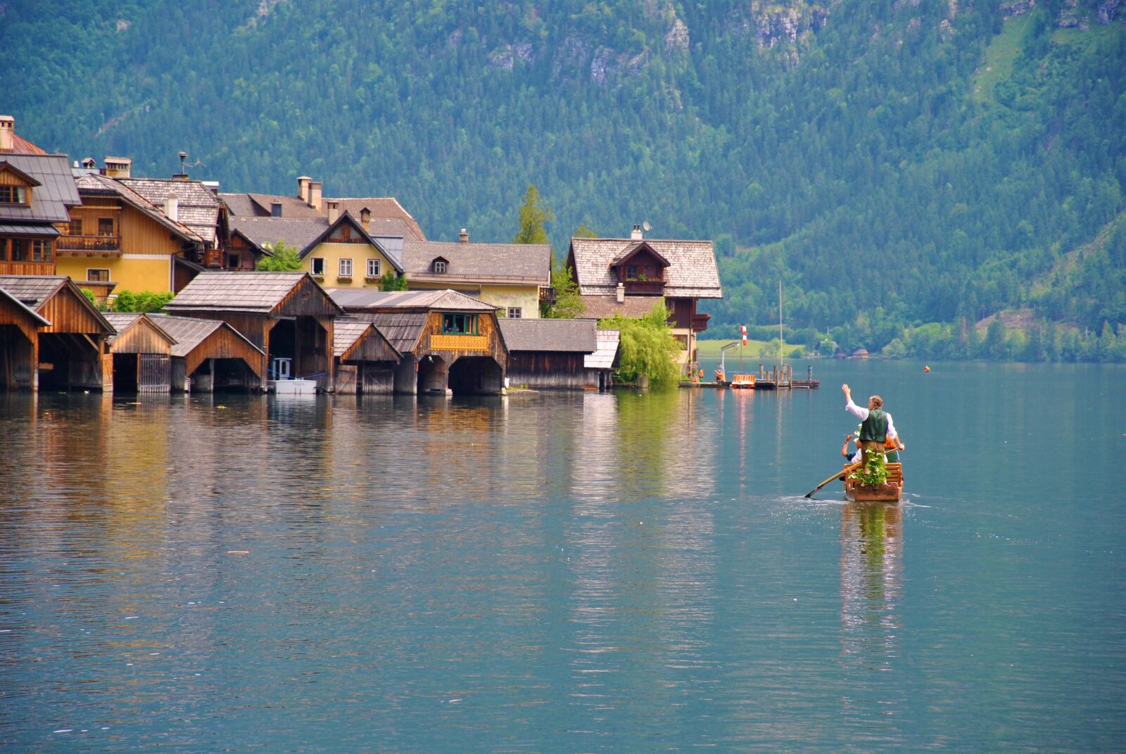 Nikon D3000 sample photo. Bathroom hallstatt, idyllic, scenic photography