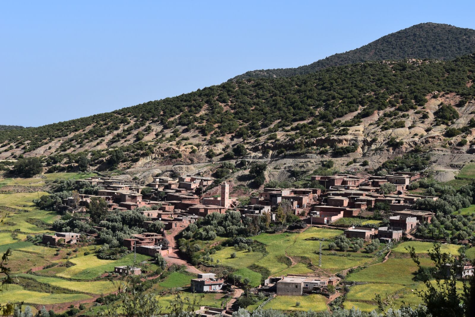 Nikon D5500 sample photo. Mountains, morocco, village photography