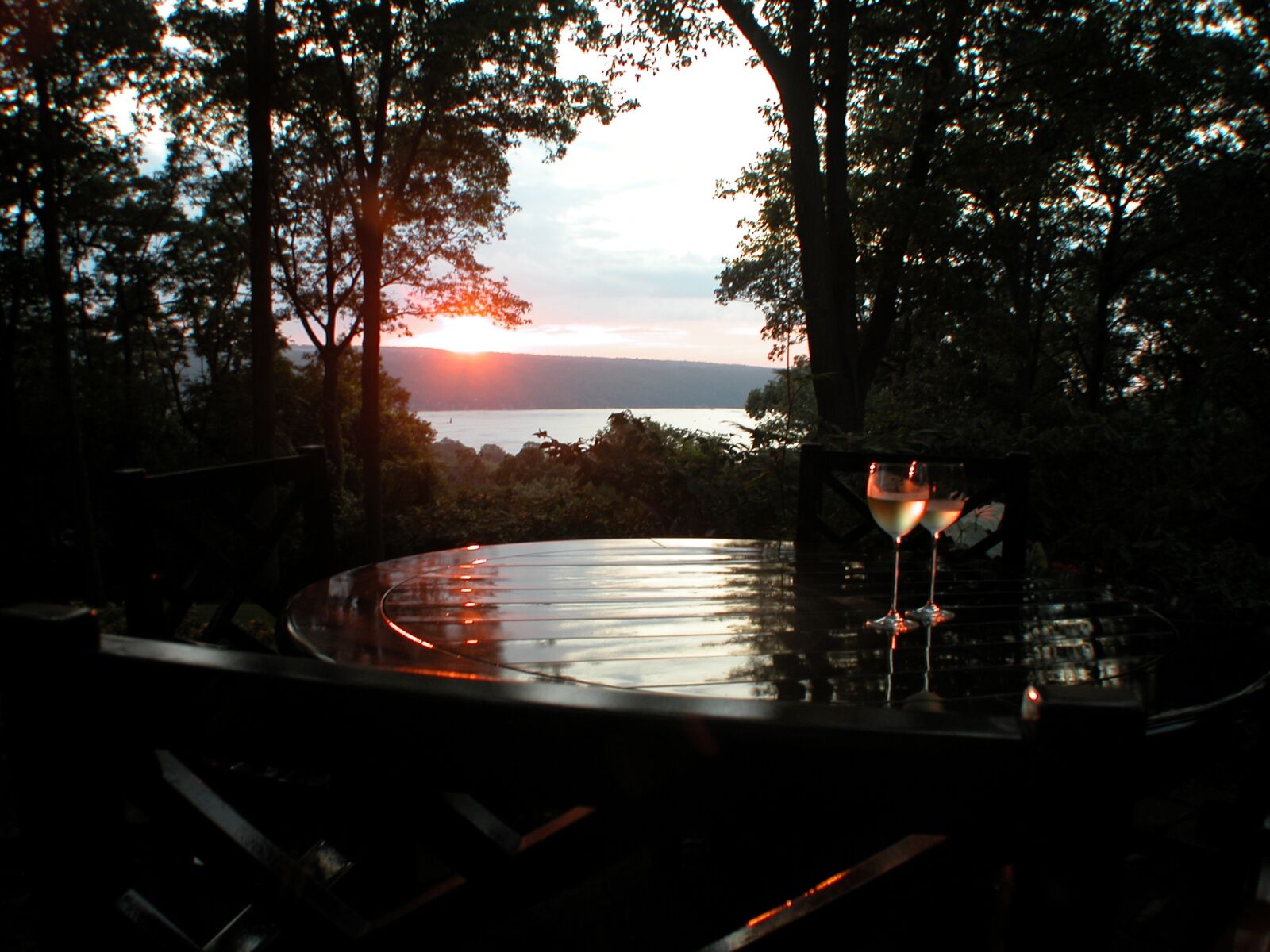 Nikon E5700 sample photo. Sunset, lake, new york photography