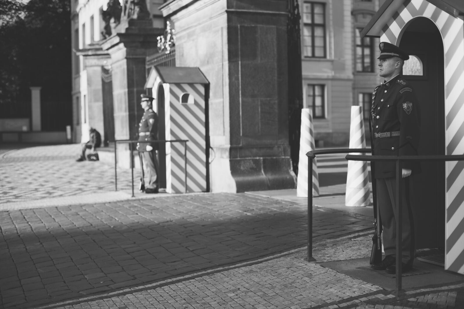 Canon EOS 5D Mark II sample photo. Standing, prague, dramatic, secure photography
