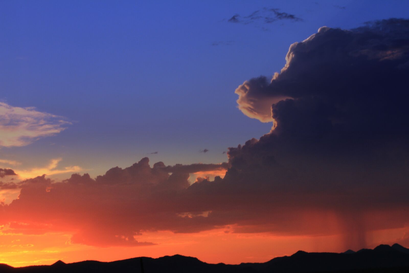 Canon EOS 7D sample photo. Desert monsoon, sunset, arizona photography