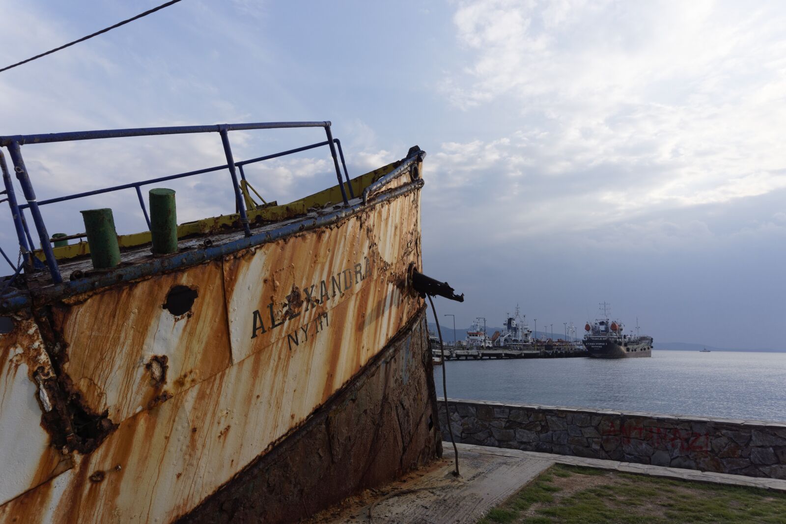 Sony a6000 sample photo. Greece, ship, boat photography