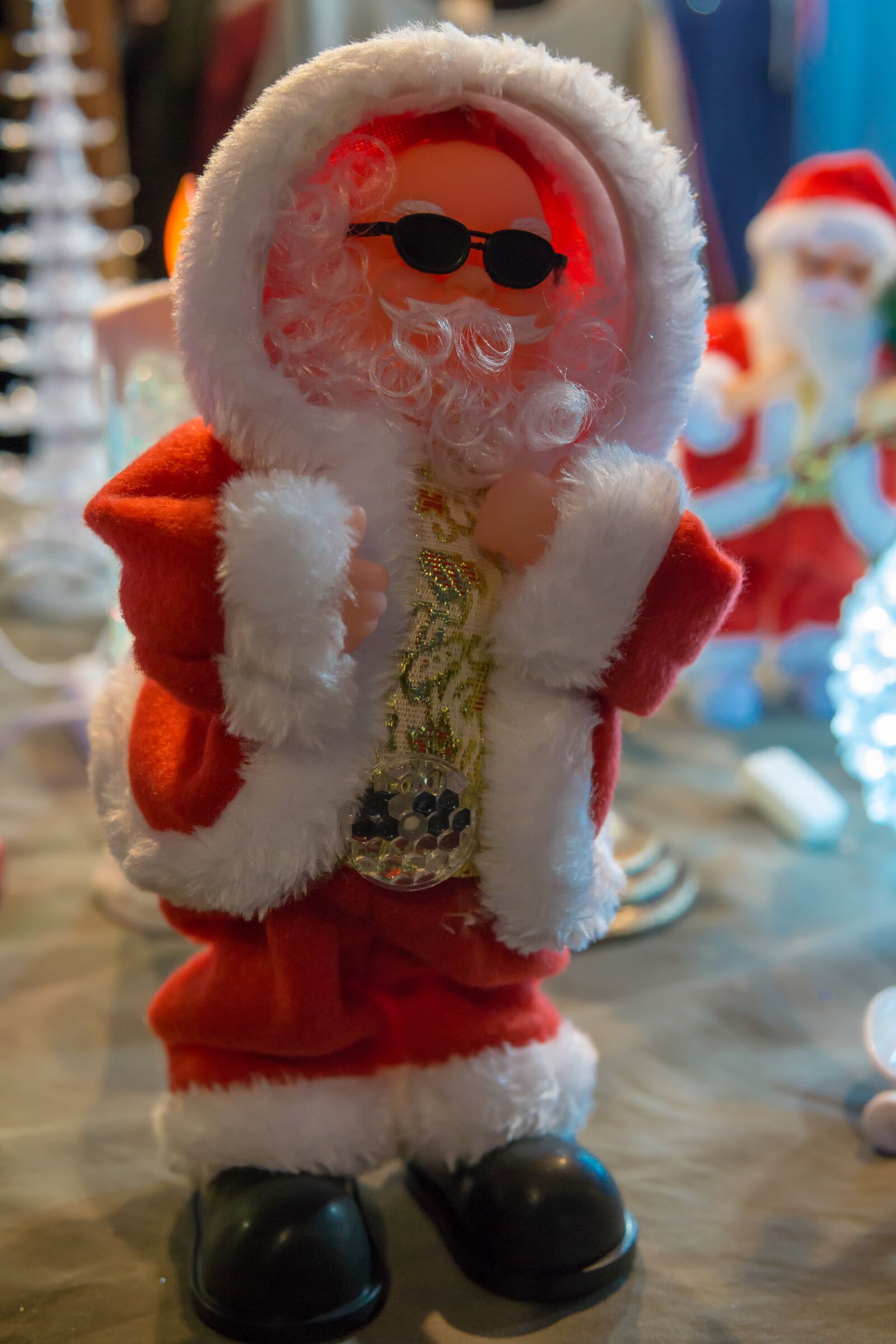 30mm F1.4 DC DN | Contemporary 016 sample photo. Santa claus, doll, christmas photography