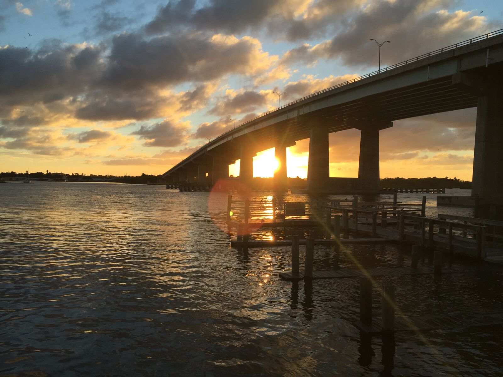 Apple iPhone 6 sample photo. Beach, bridge, sunset photography