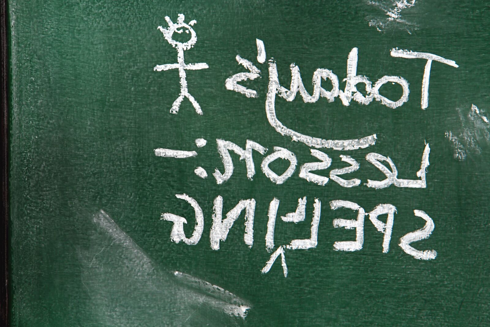 Canon EOS 70D sample photo. Blackboard, chalk, school, letter photography