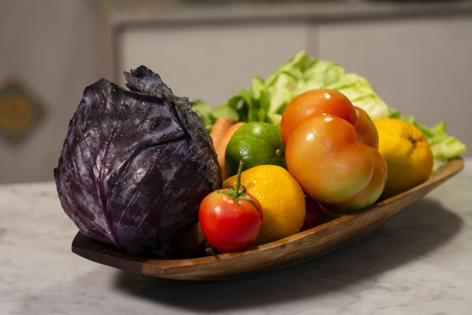 Nikon D7100 sample photo. Vegetables, tomato, lettuce photography