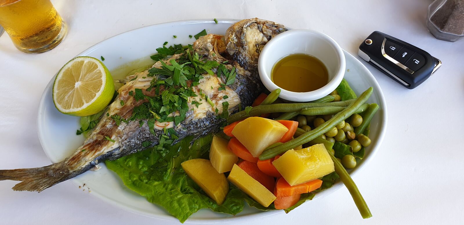 Samsung Galaxy Note9 sample photo. Food, fish, lunch photography