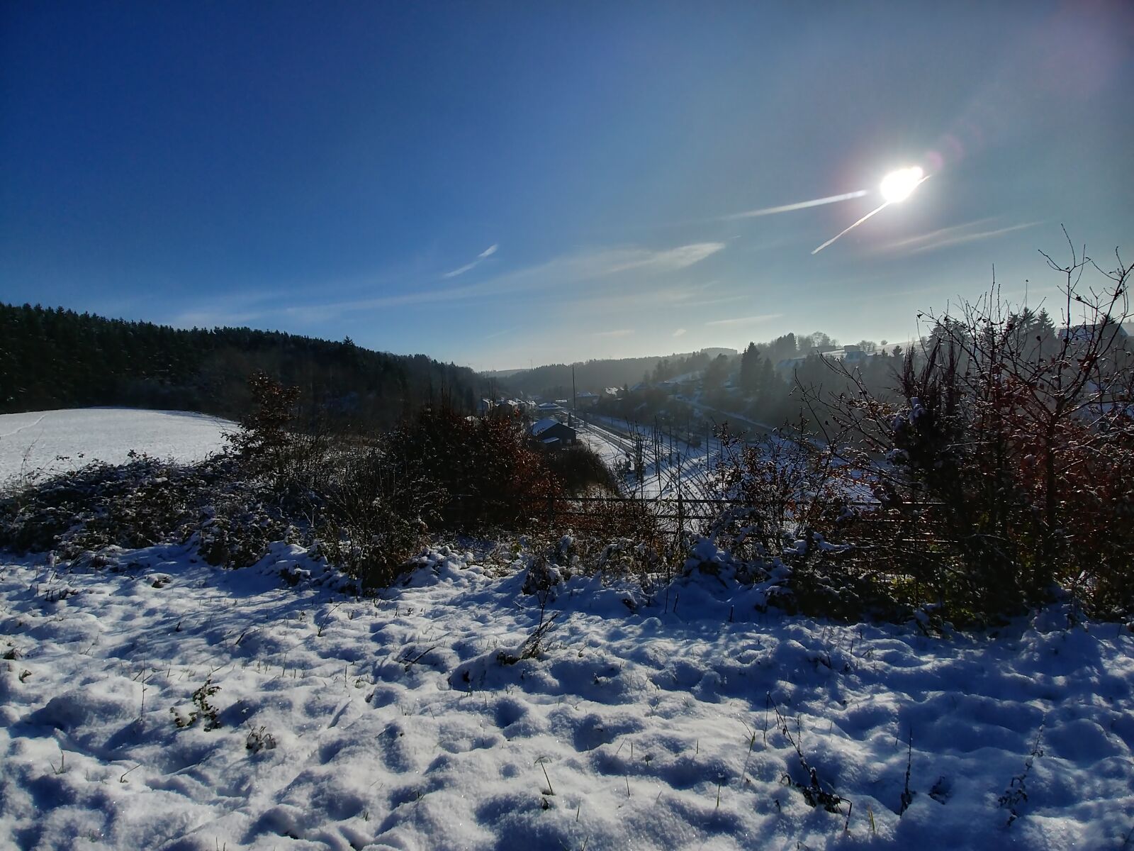 LG G6 sample photo. Luxemburg, mountain, scenery, sky photography