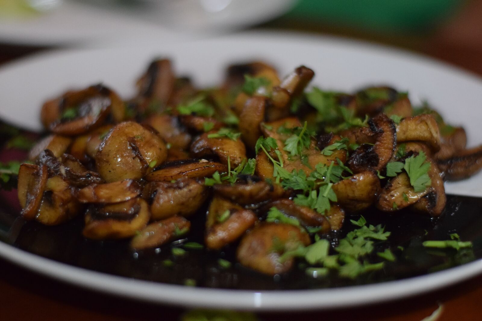 Nikon D3300 sample photo. Vegetables, mushrooms, barbecue photography