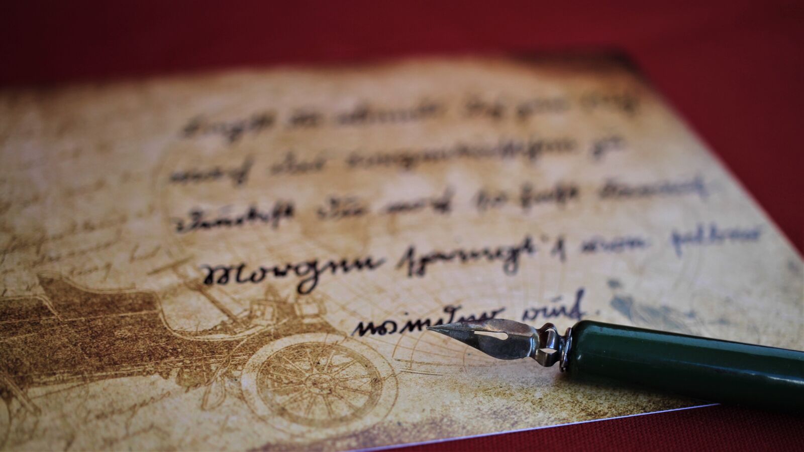 Canon EOS 7D sample photo. Sütterlin, handwriting, write photography