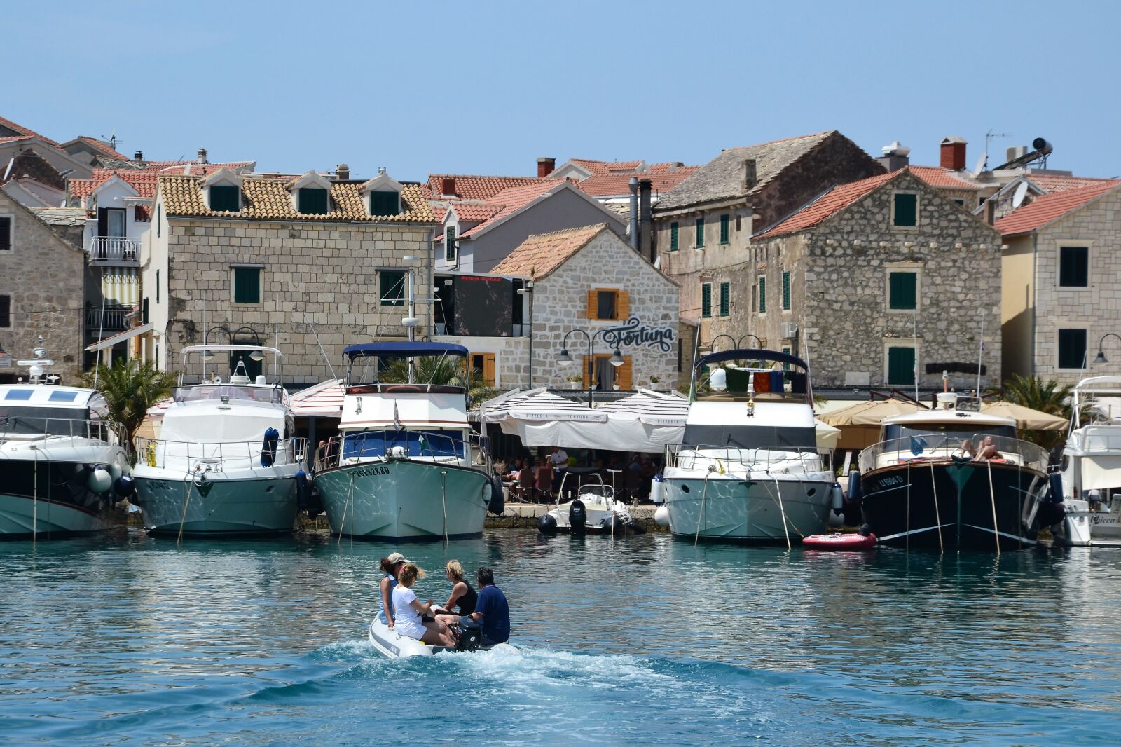 Nikon D3100 sample photo. Primosten, croatia, port photography