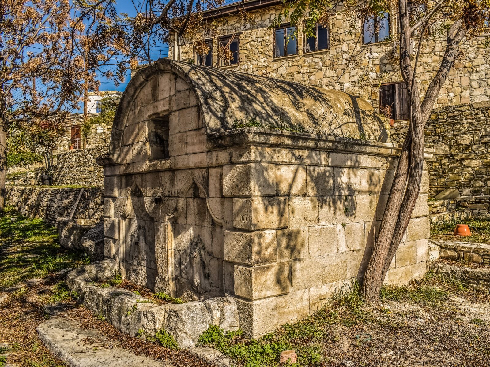 Nikon D3300 sample photo. Fountain, stone built, old photography