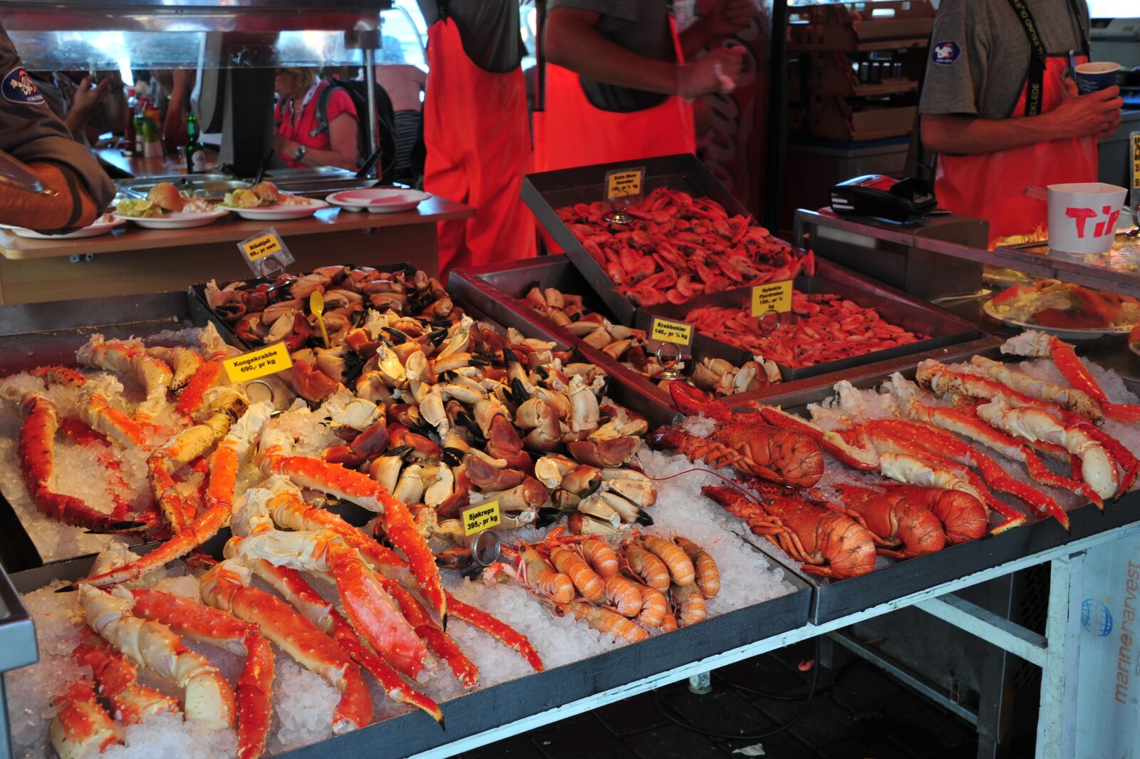 Nikon D700 sample photo. Norway, mountains, fish market photography