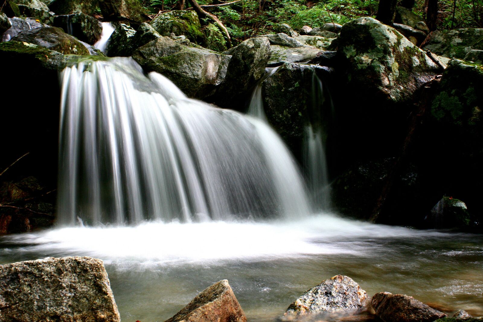 Canon EOS 350D (EOS Digital Rebel XT / EOS Kiss Digital N) sample photo. Waterfall, jiri, summer photography