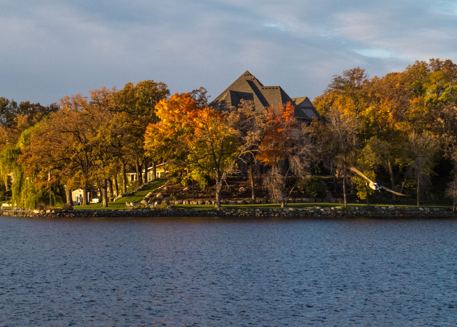 Canon PowerShot SX50 HS sample photo. Autumn, colours, lake, landscape photography