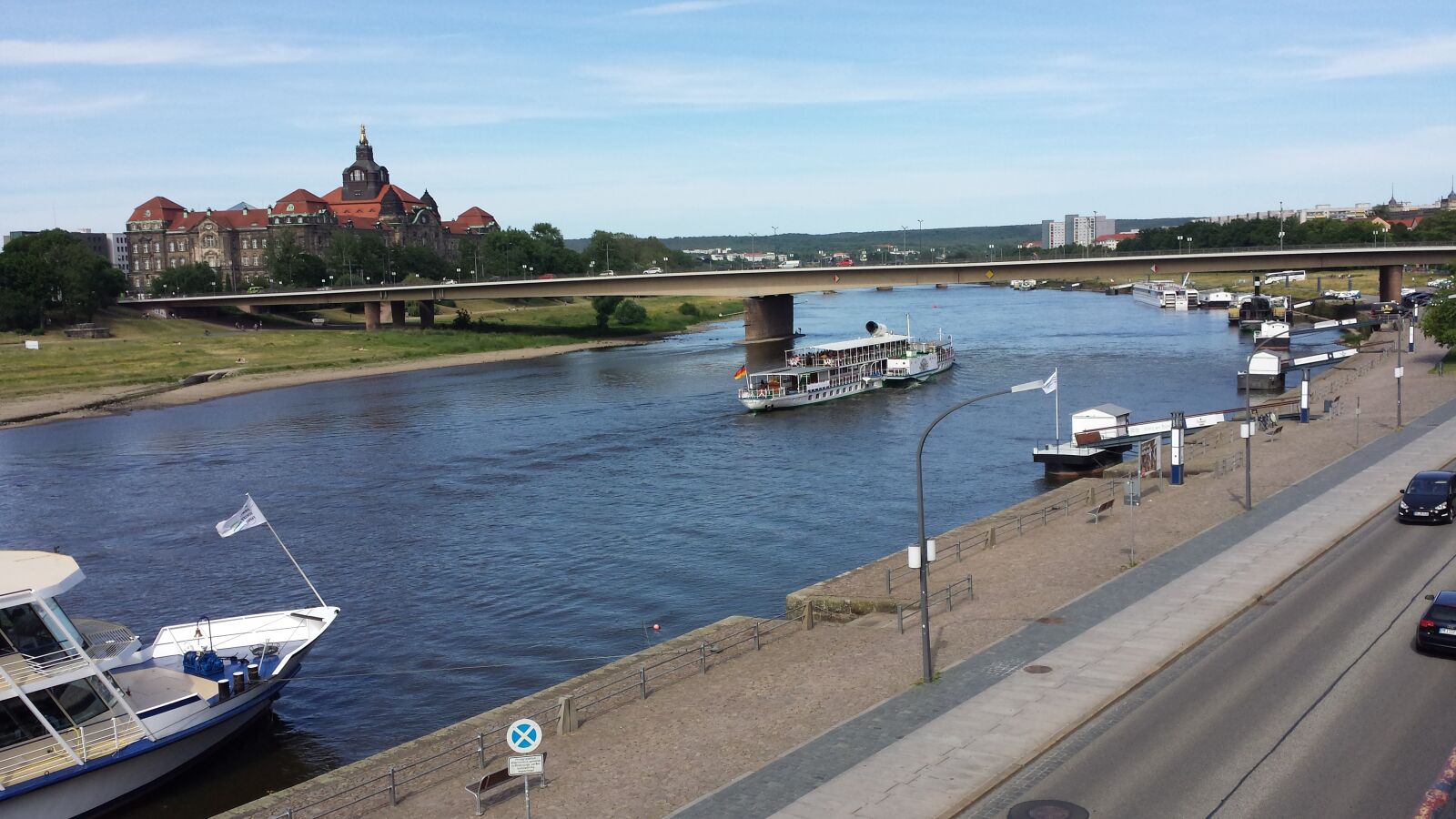 Samsung Galaxy S4 sample photo. Elbe, dresden, river photography