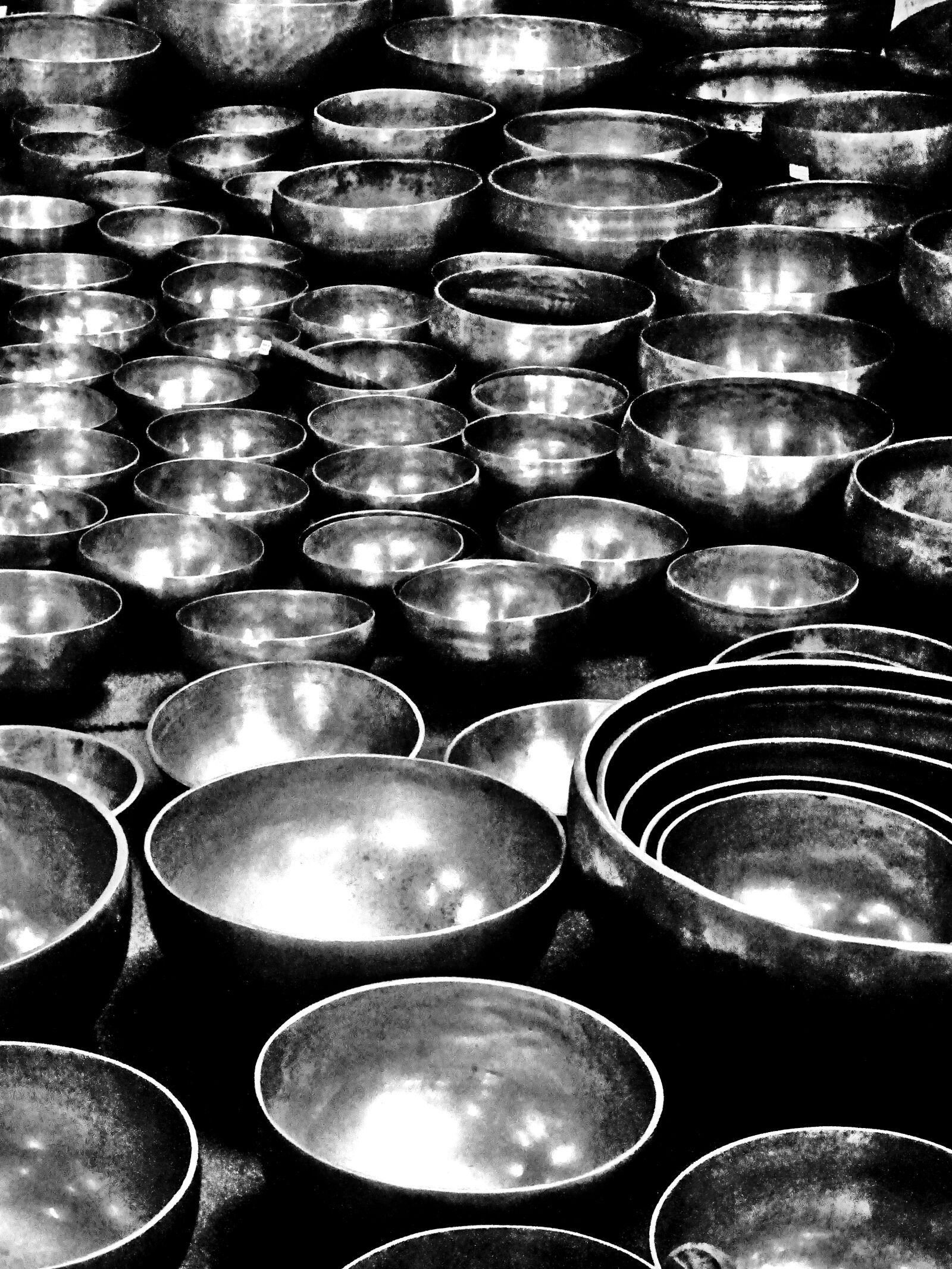 Sony DSC-HX60 sample photo. Bells, black, and, white photography