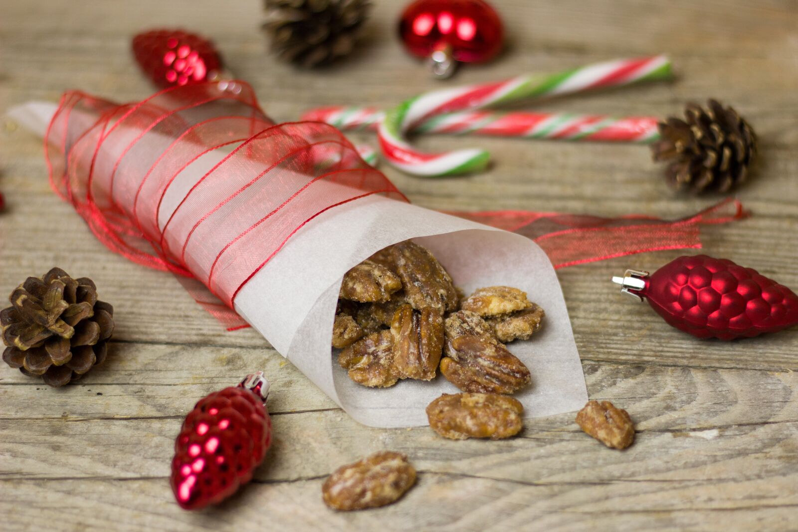 Canon EOS 600D (Rebel EOS T3i / EOS Kiss X5) + Canon EF 50mm F1.8 STM sample photo. Nuts, caramel, cinnamon photography
