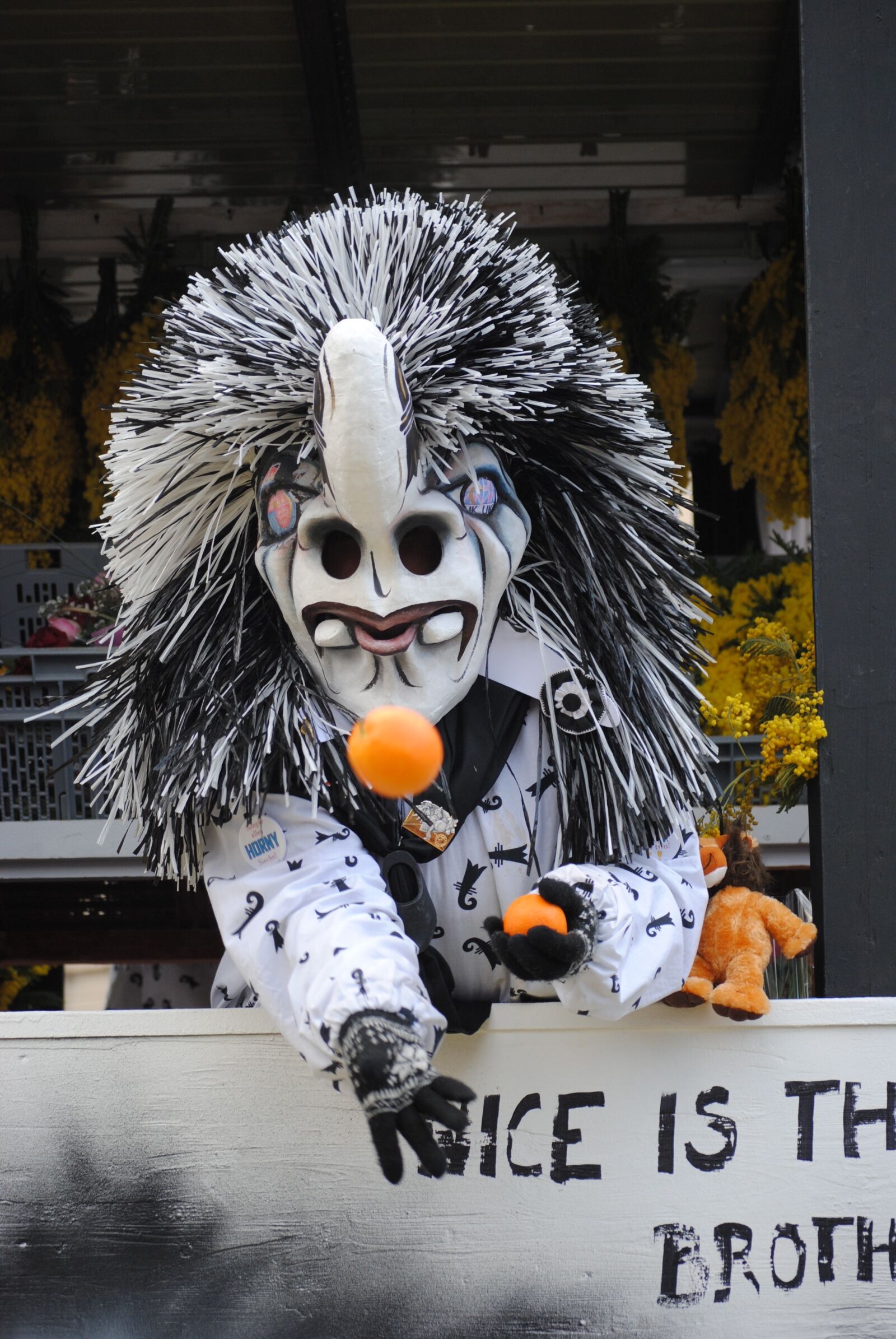 Nikon D3000 sample photo. Basler fasnacht, mask, waggis photography