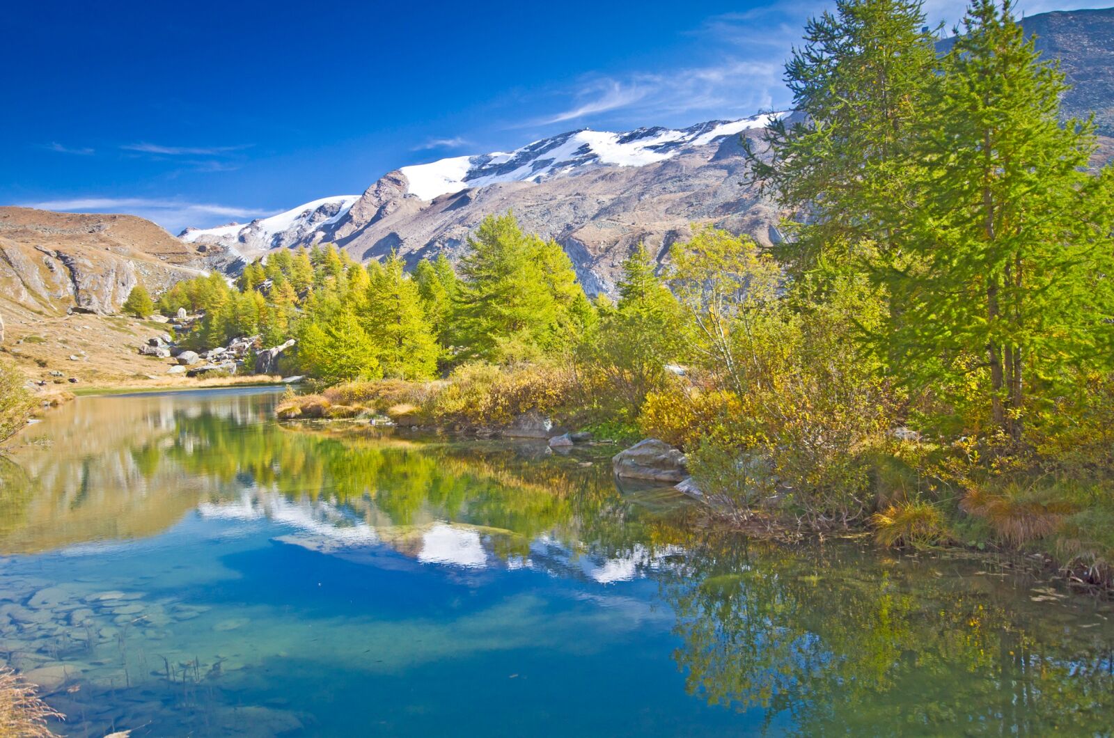 Canon EOS 7D sample photo. Bergsee, autumn, mirroring photography
