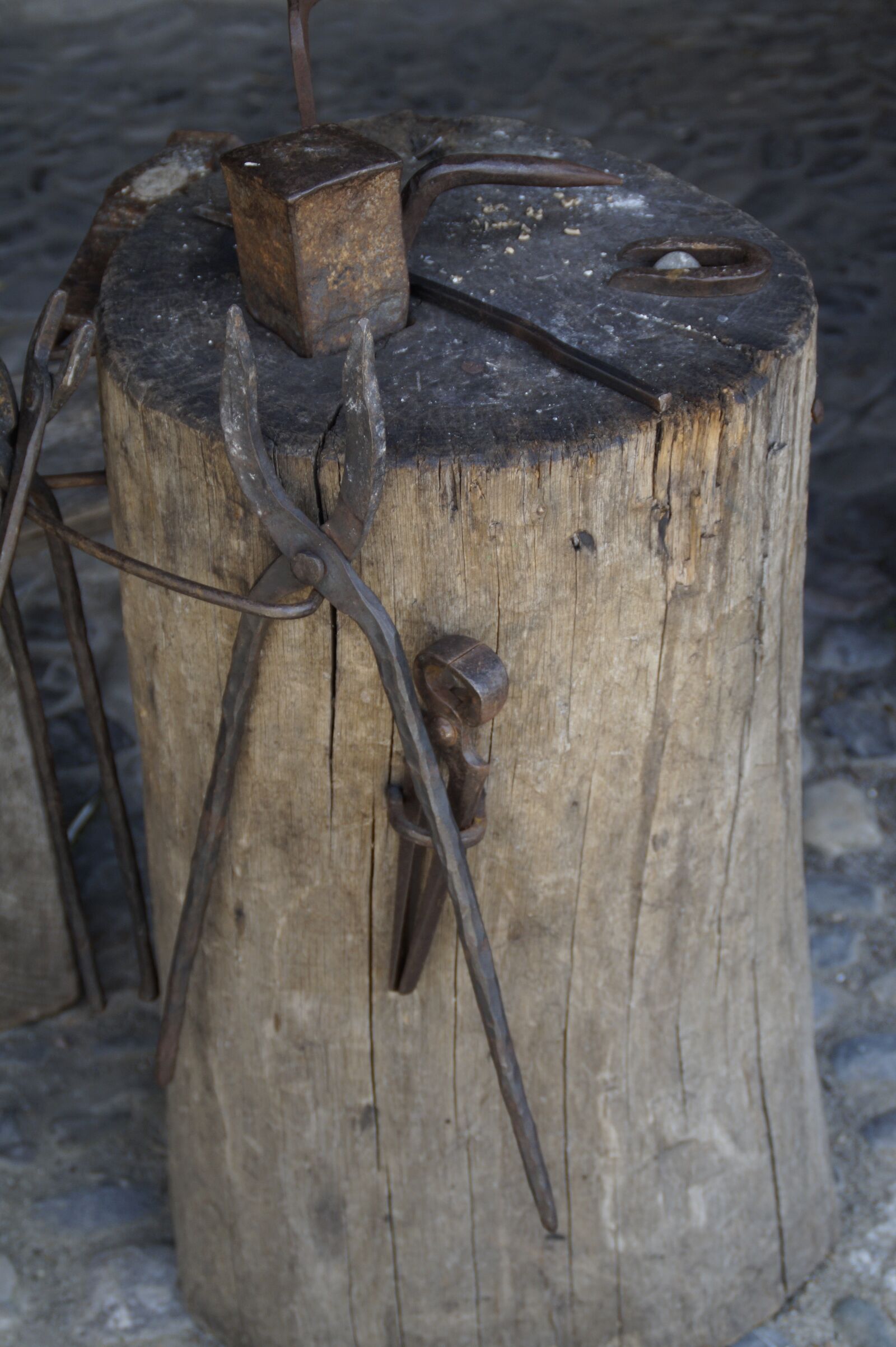 Sony SLT-A58 sample photo. Blacksmith, tool, pliers photography