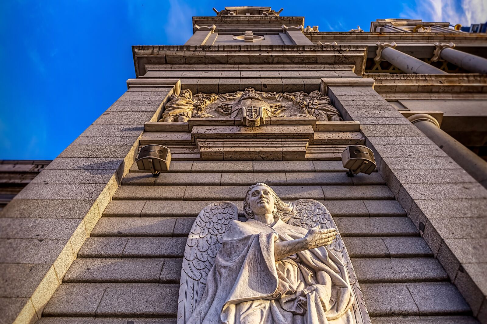 Canon EF 24-70mm F4L IS USM sample photo. Cathedral, almudena, madrid photography