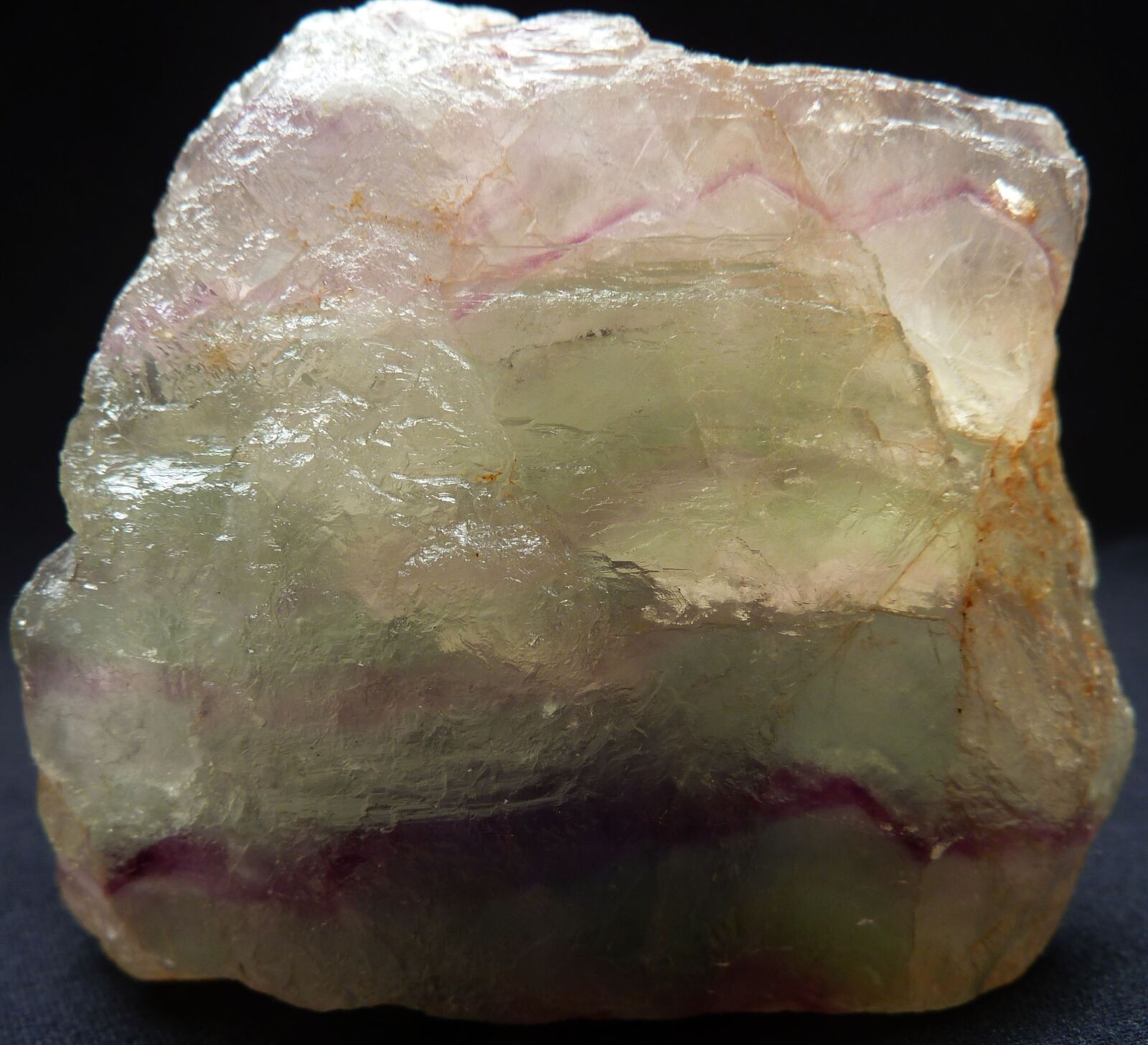 Panasonic Lumix DMC-ZS7 (Lumix DMC-TZ10) sample photo. Fluorite, fluorspar, green photography