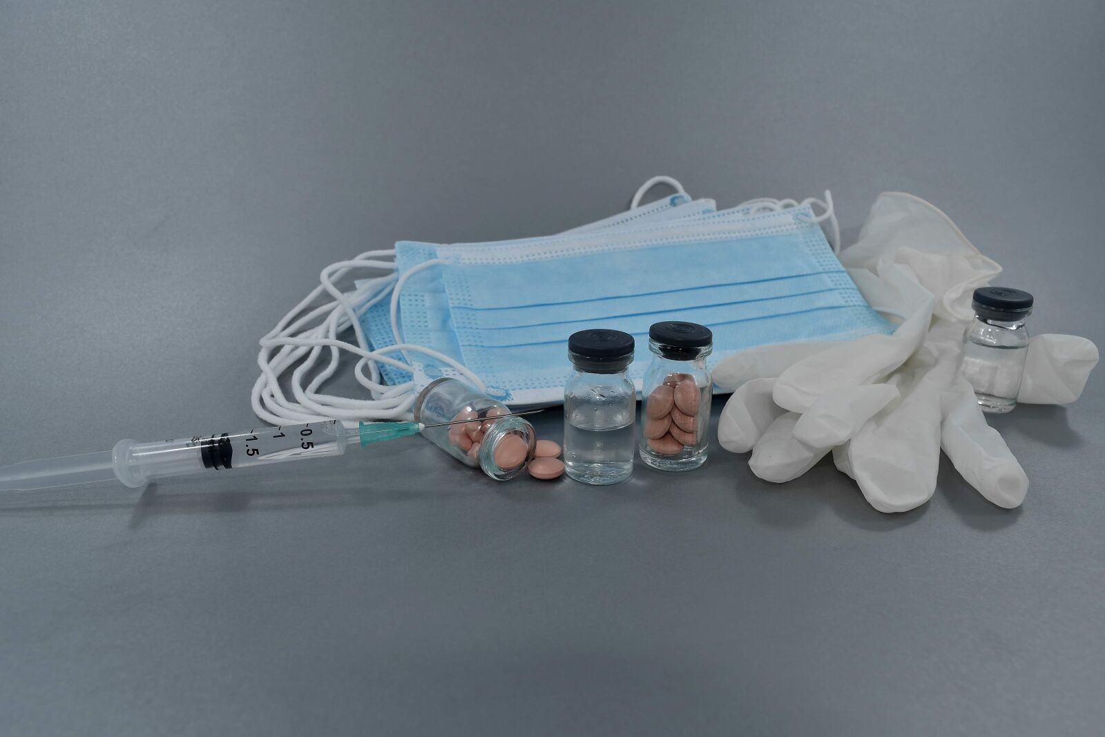 Nikon D5500 sample photo. Cure, face mask, gloves photography