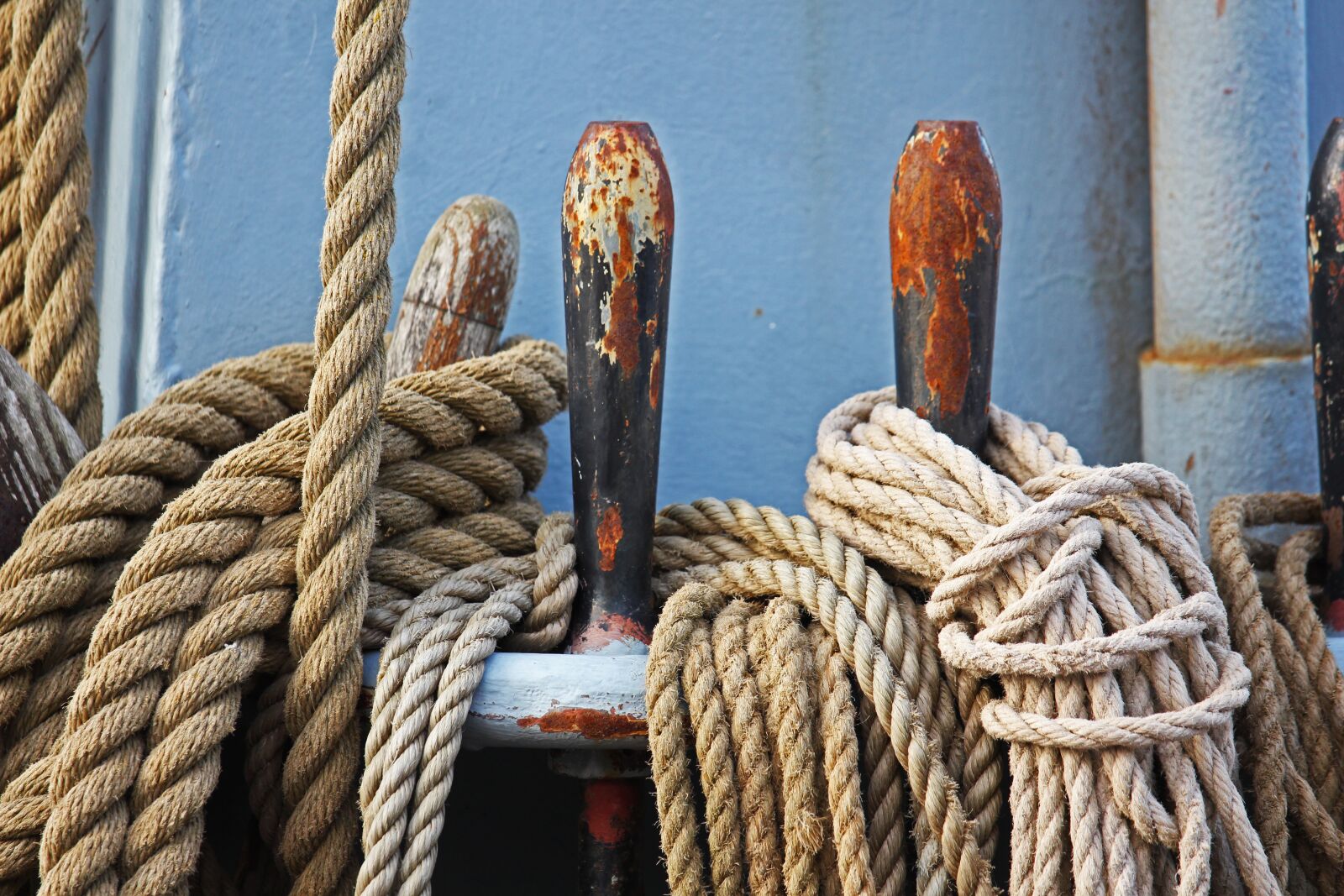 Canon EF-S 55-250mm F4-5.6 IS STM sample photo. Thaw, ropes, knot photography