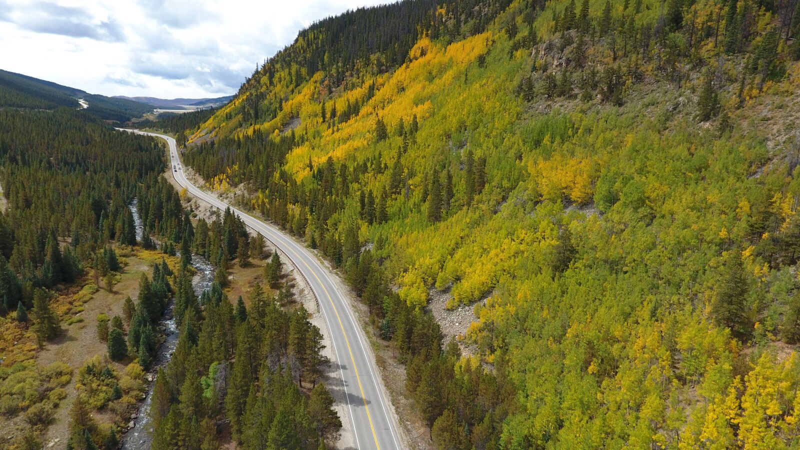 DJI FC330 sample photo. Colorado, drone, fall, foliage photography
