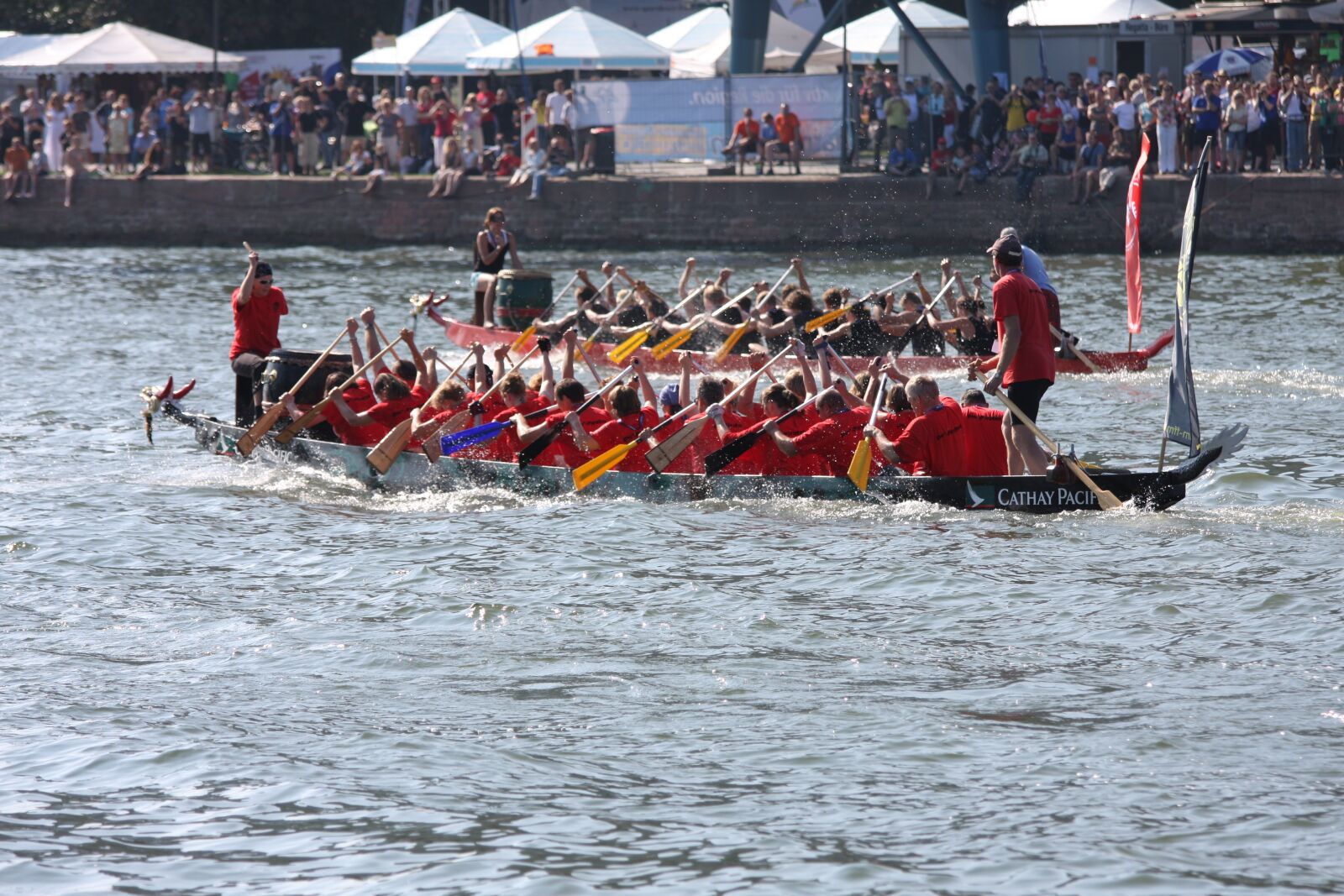 Canon EOS 40D sample photo. Dragon boat, dragon boating photography