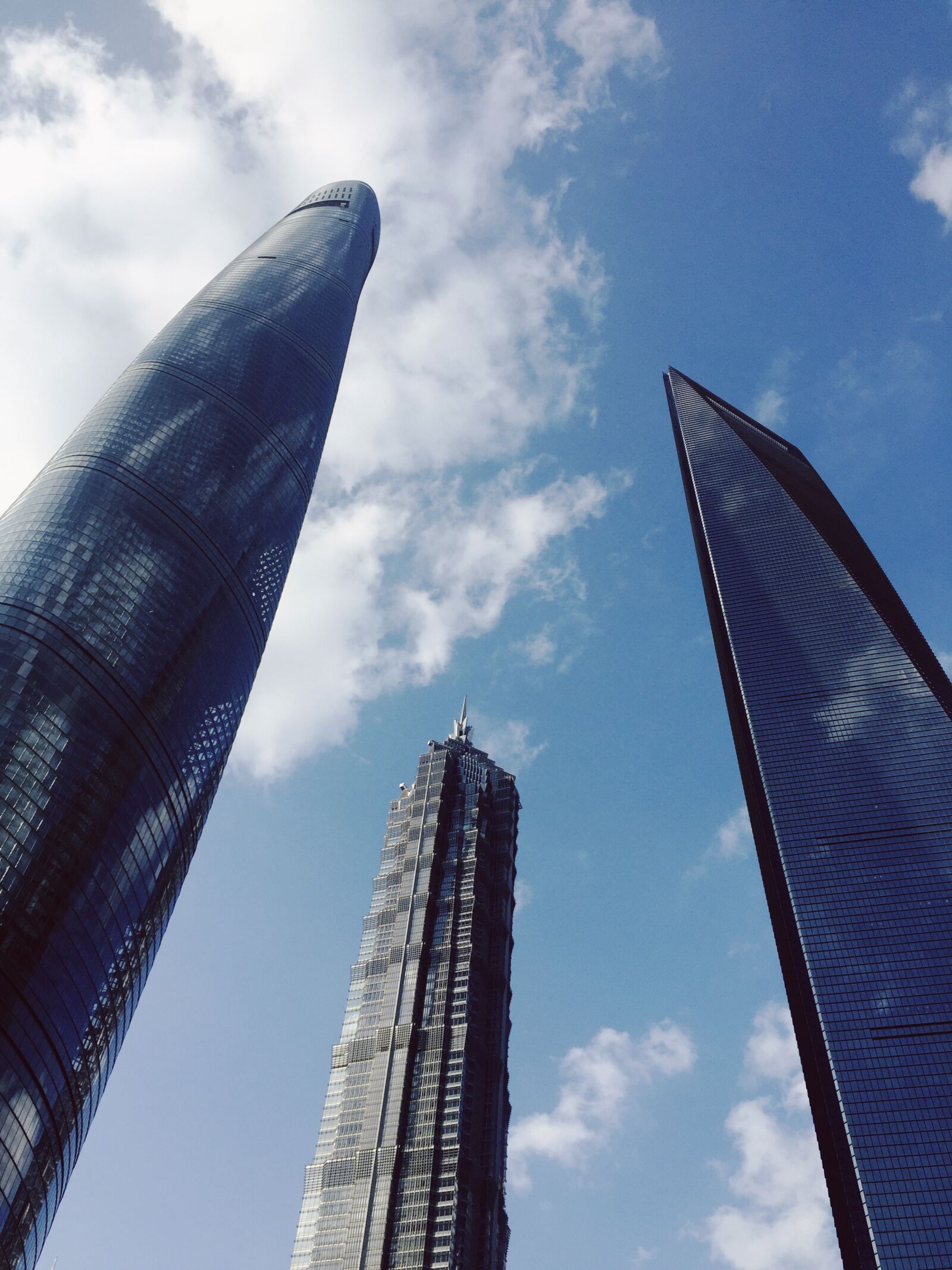 Apple iPhone sample photo. Shanghai, tall buildings photography