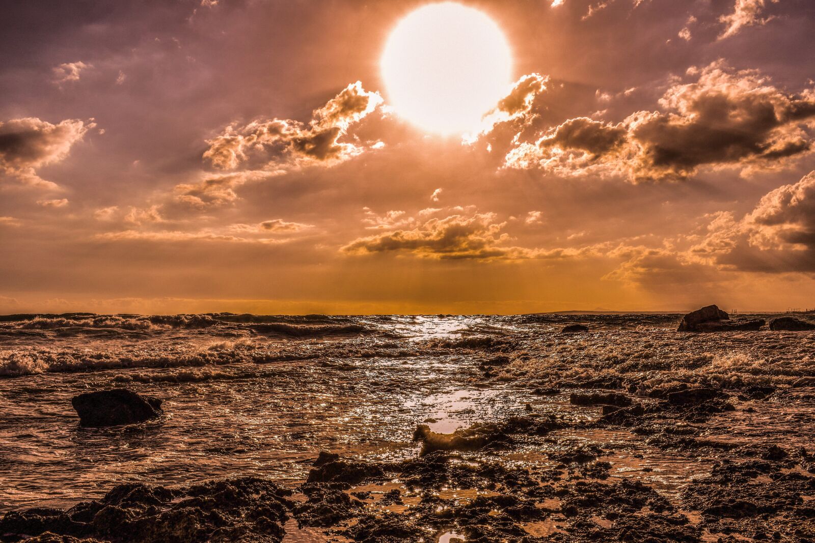 Nikon D3300 sample photo. Sunset, sea, sky photography