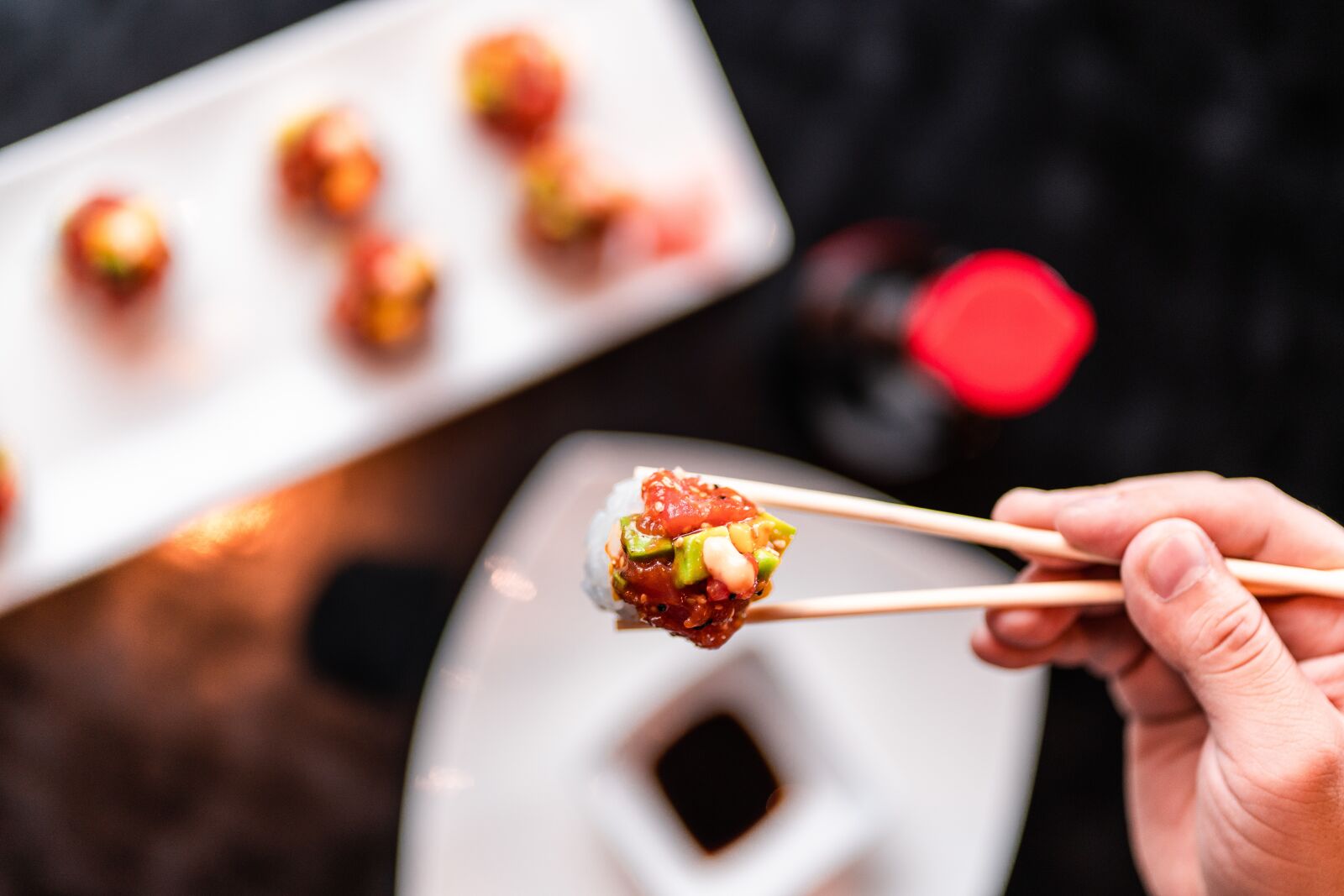 Sony a7R III sample photo. Sushi, food, japanese photography