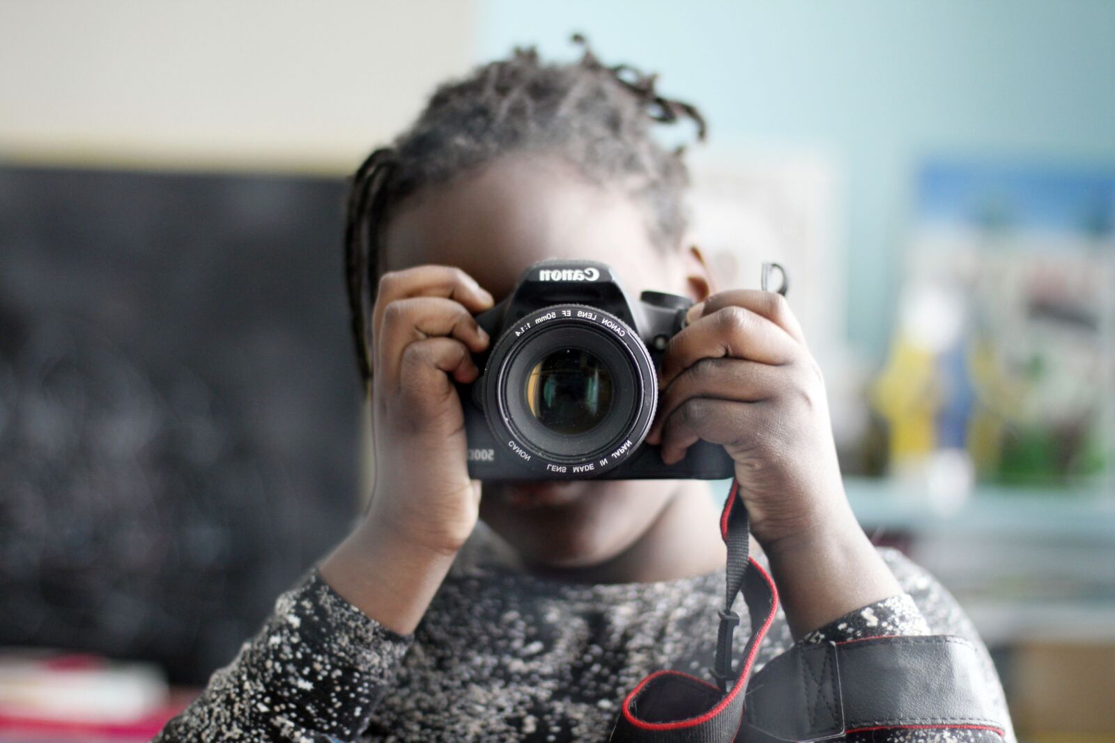 Canon EOS 500D (EOS Rebel T1i / EOS Kiss X3) sample photo. Child, photographer, self-portrait photography