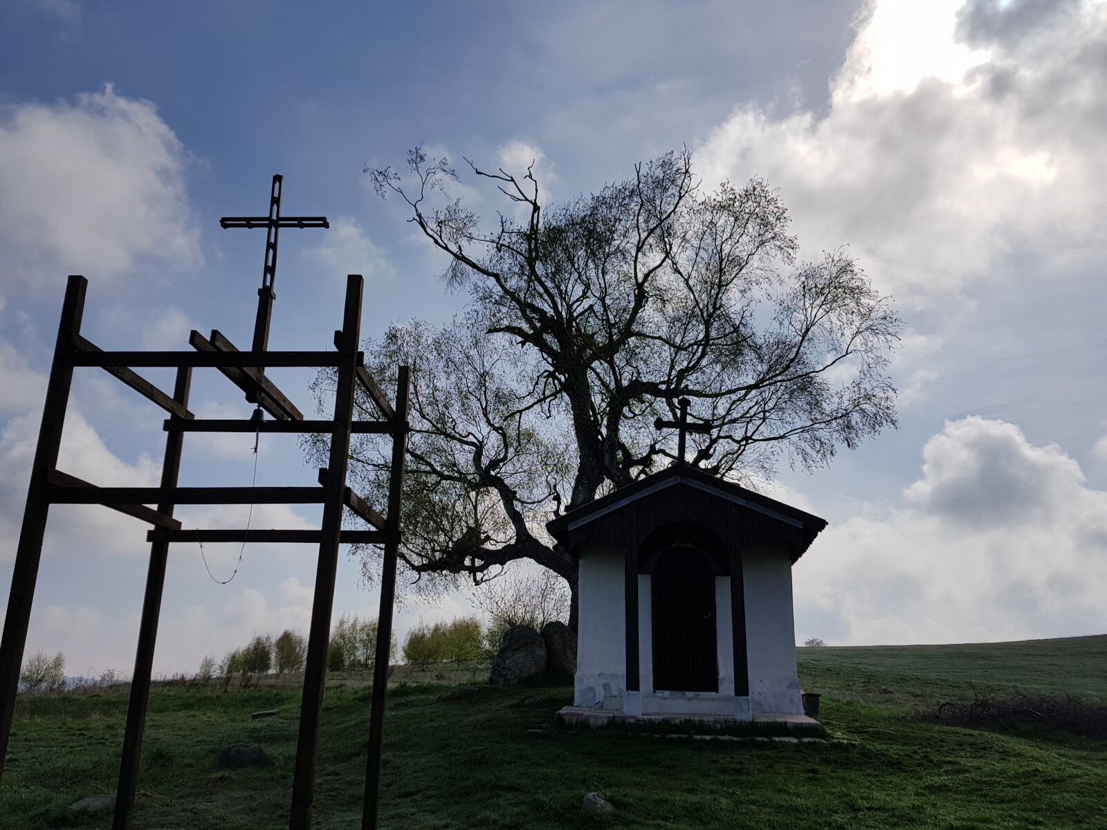 Samsung Galaxy S8 sample photo. Chapel, nature, clouds photography