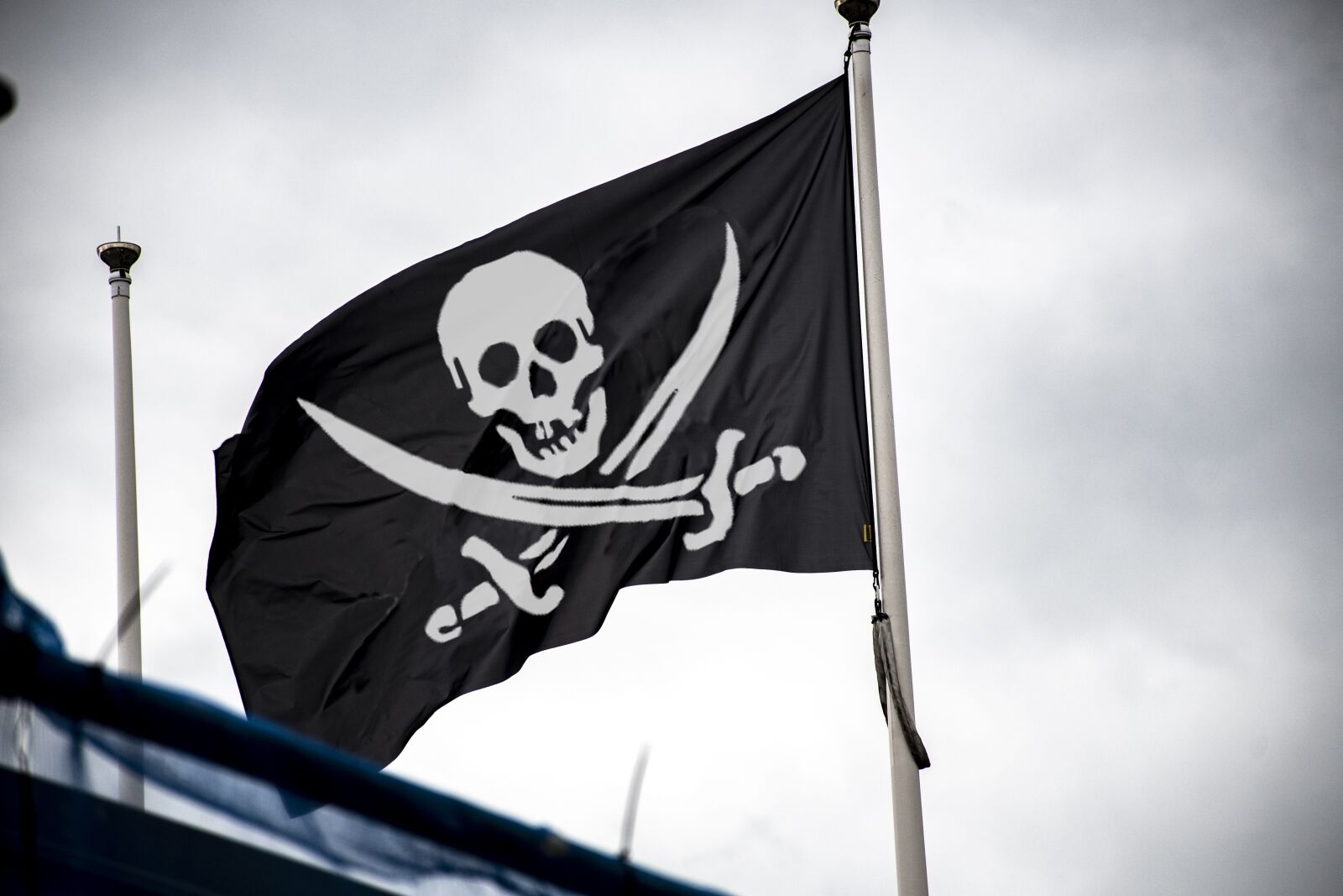 Nikon D7500 sample photo. Pirate, flag, skull photography