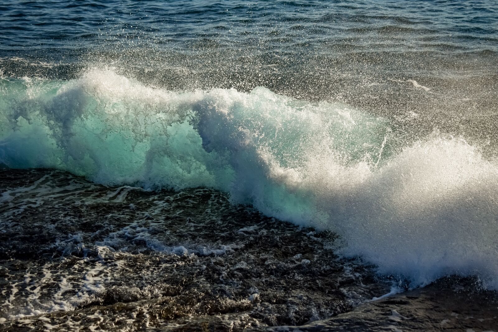 Nikon D3300 sample photo. Wave, crashing, coast photography